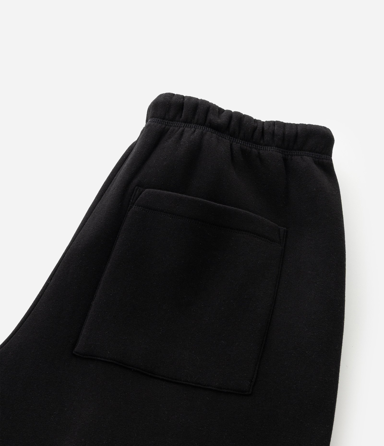 Calça Baggy em Moletom com Felpa com Barra Regulável Preto 11