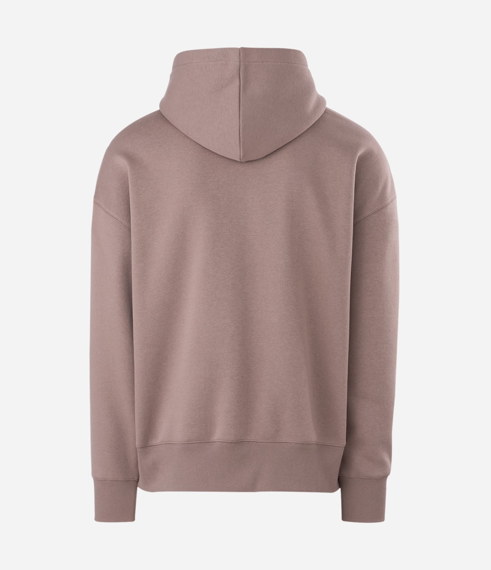 Blusão Moletom Boxy com Felpa em Algodão Bege 2