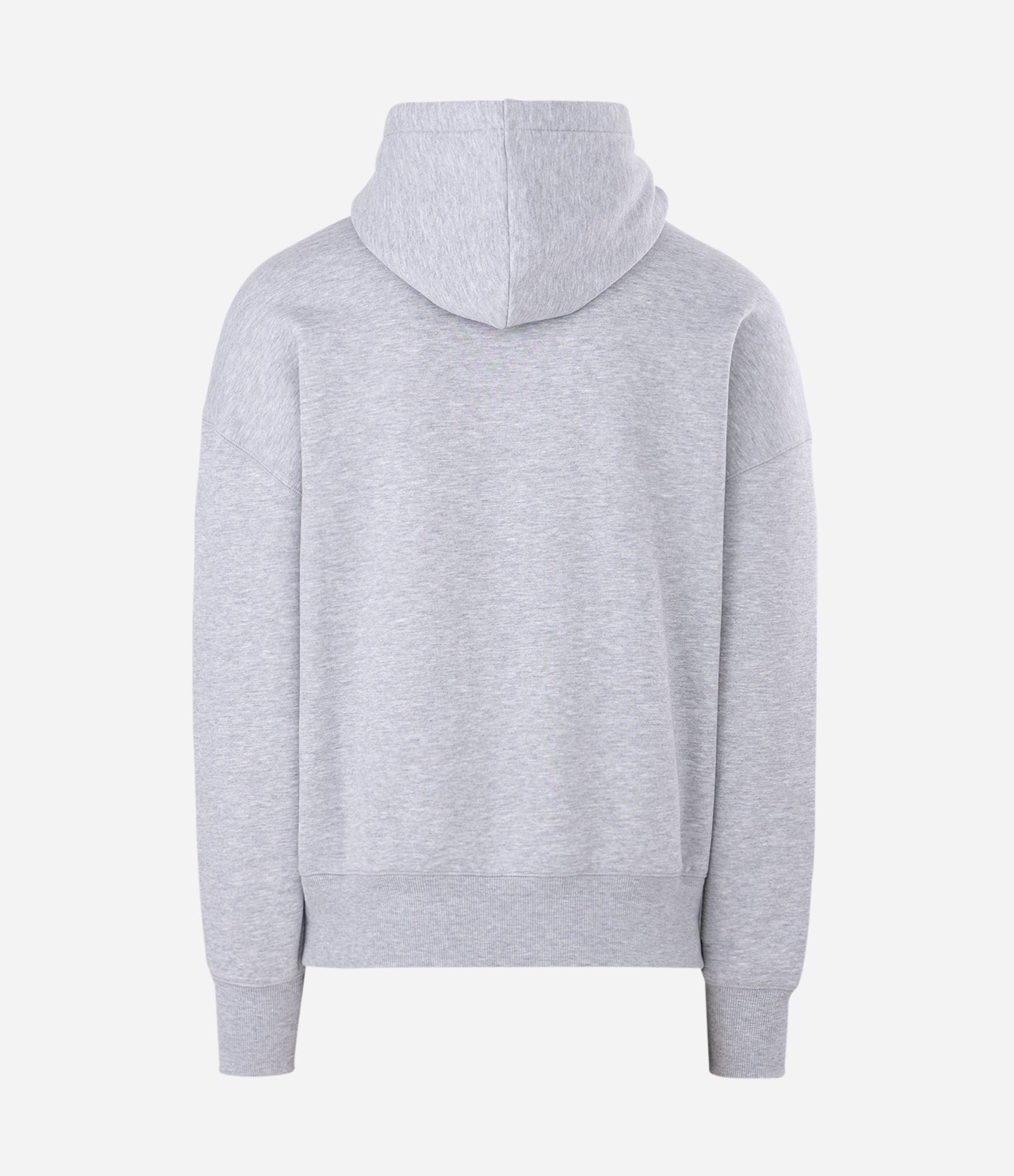 Blusão Moletom Boxy com Felpa em Algodão Cinza 2