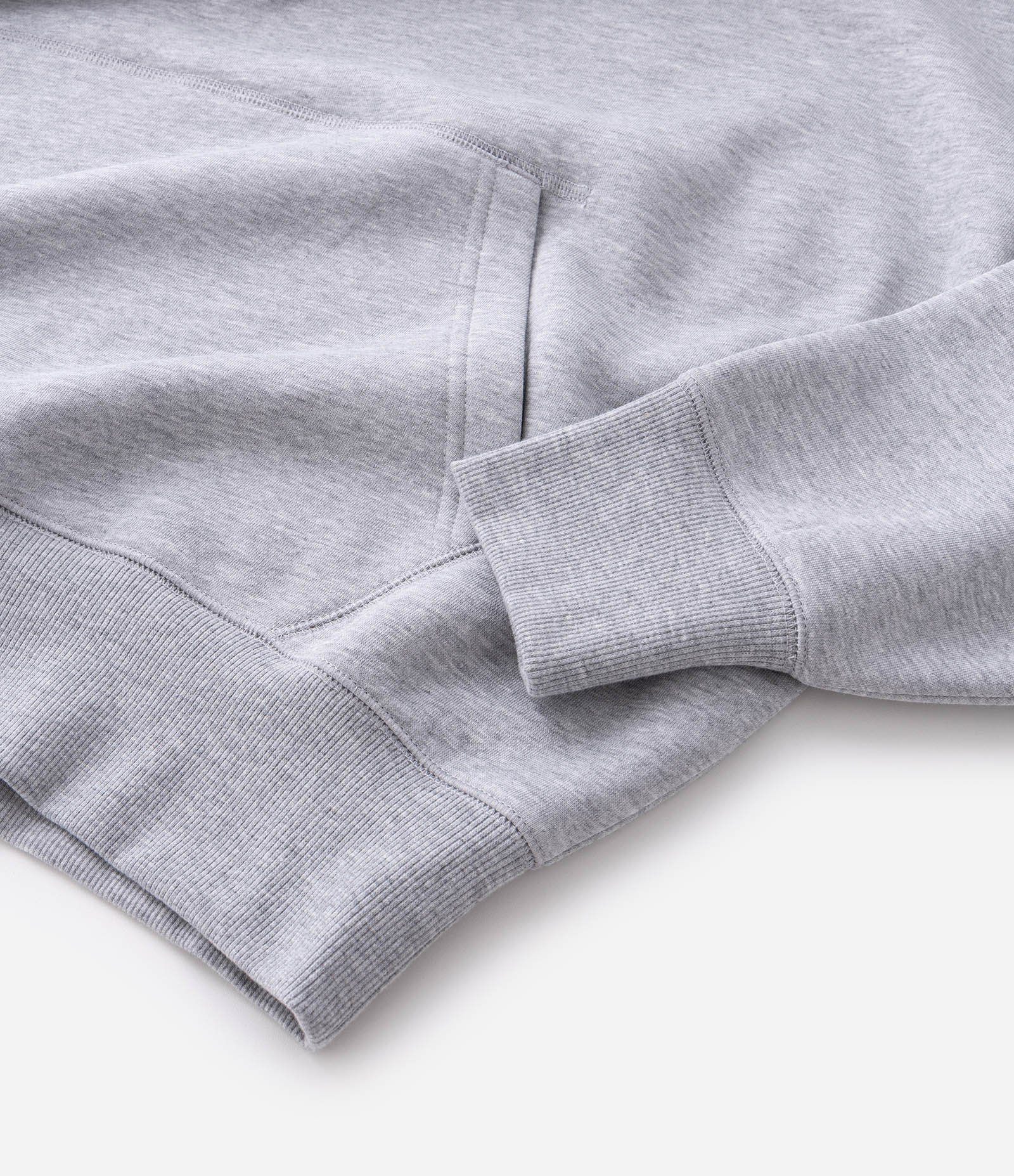 Blusão Moletom Boxy com Felpa em Algodão Cinza 4