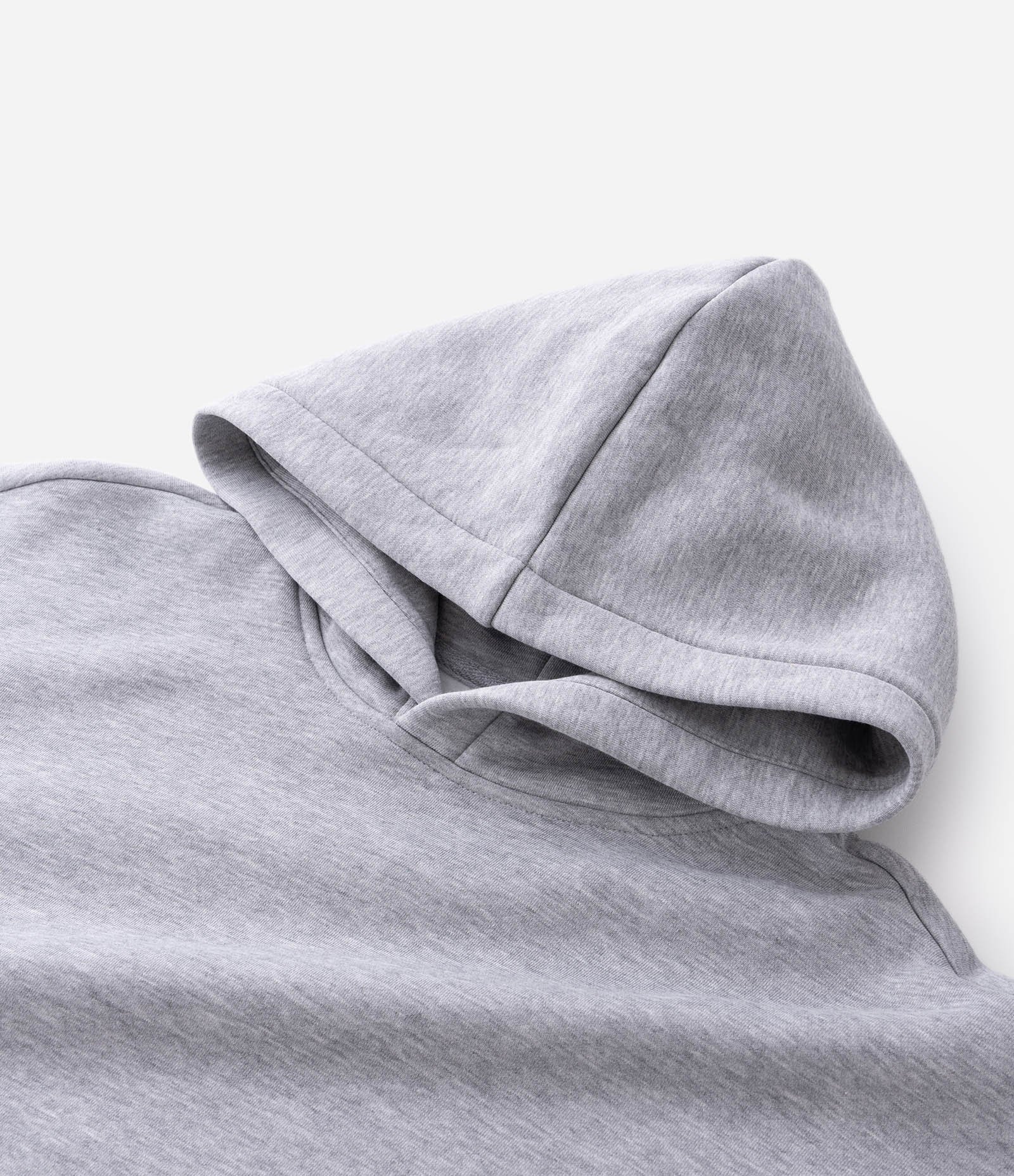 Blusão Moletom Boxy com Felpa em Algodão Cinza 6