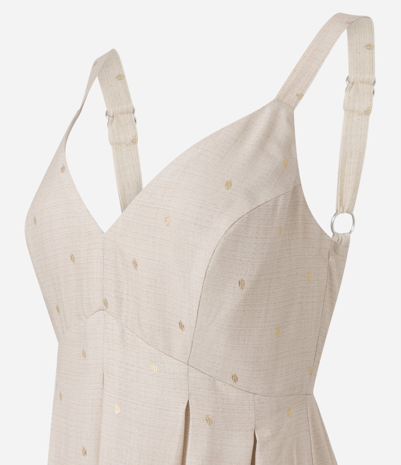 Vestido Longo com Decote V e Estampa Floral Bold Branco 2