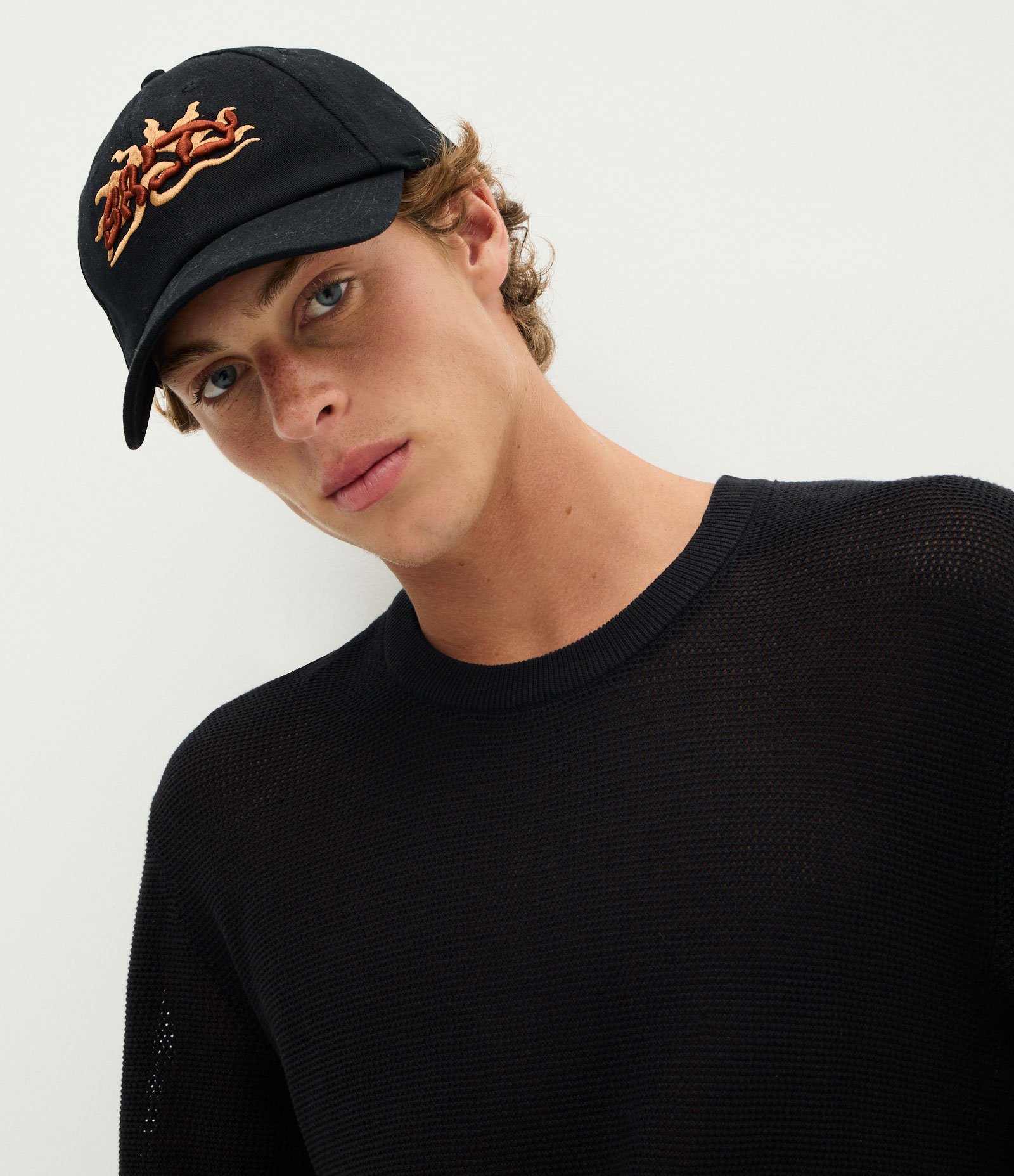 Camiseta Boxy em Tricô Preto 1