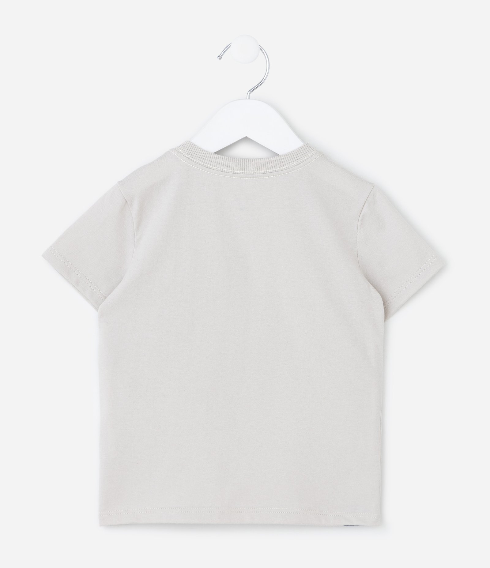 Camiseta Infantil com Estampa de Baseball - Tam 1 a 6 Anos Cinza 2