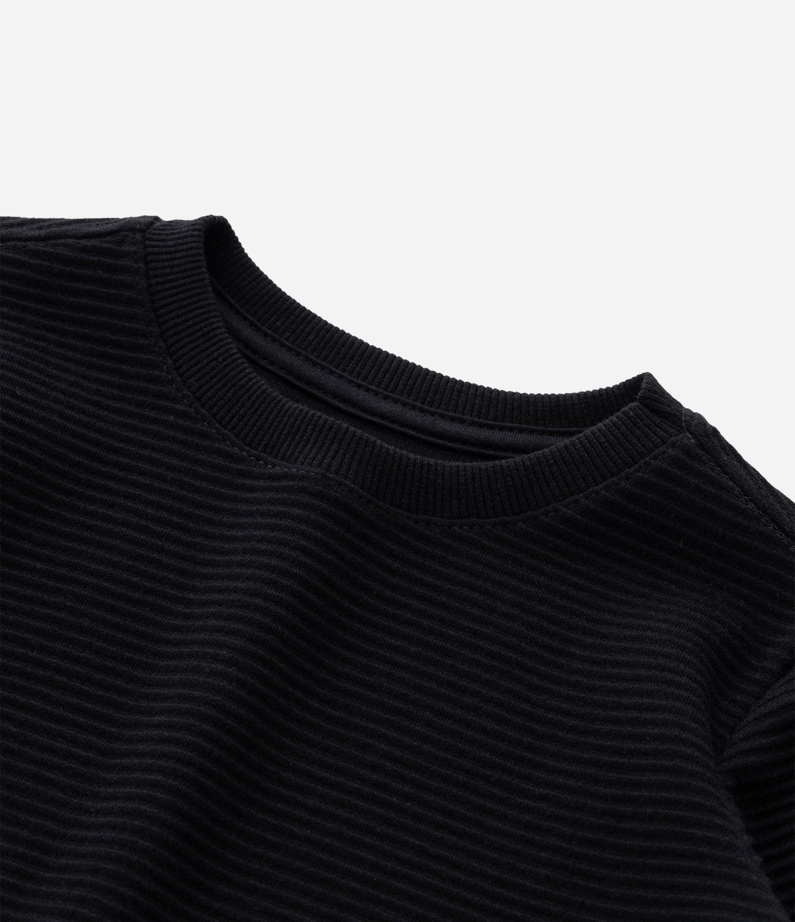 Camiseta Infantil Texturizada Básica - Tam 1 a 6 Anos Preto 5