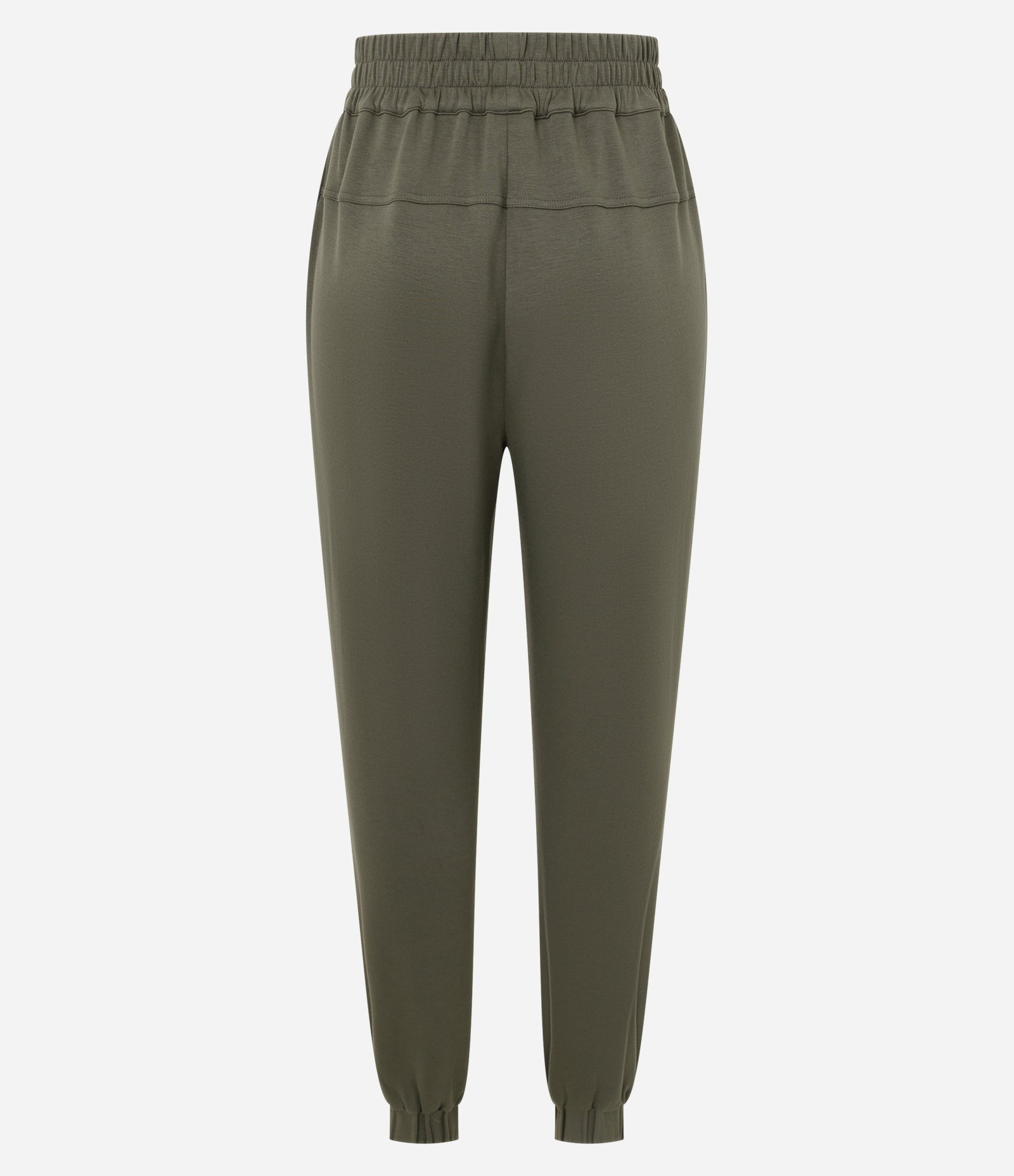 Calça Jogger em Moletom com Amarração na Cintura Verde 6