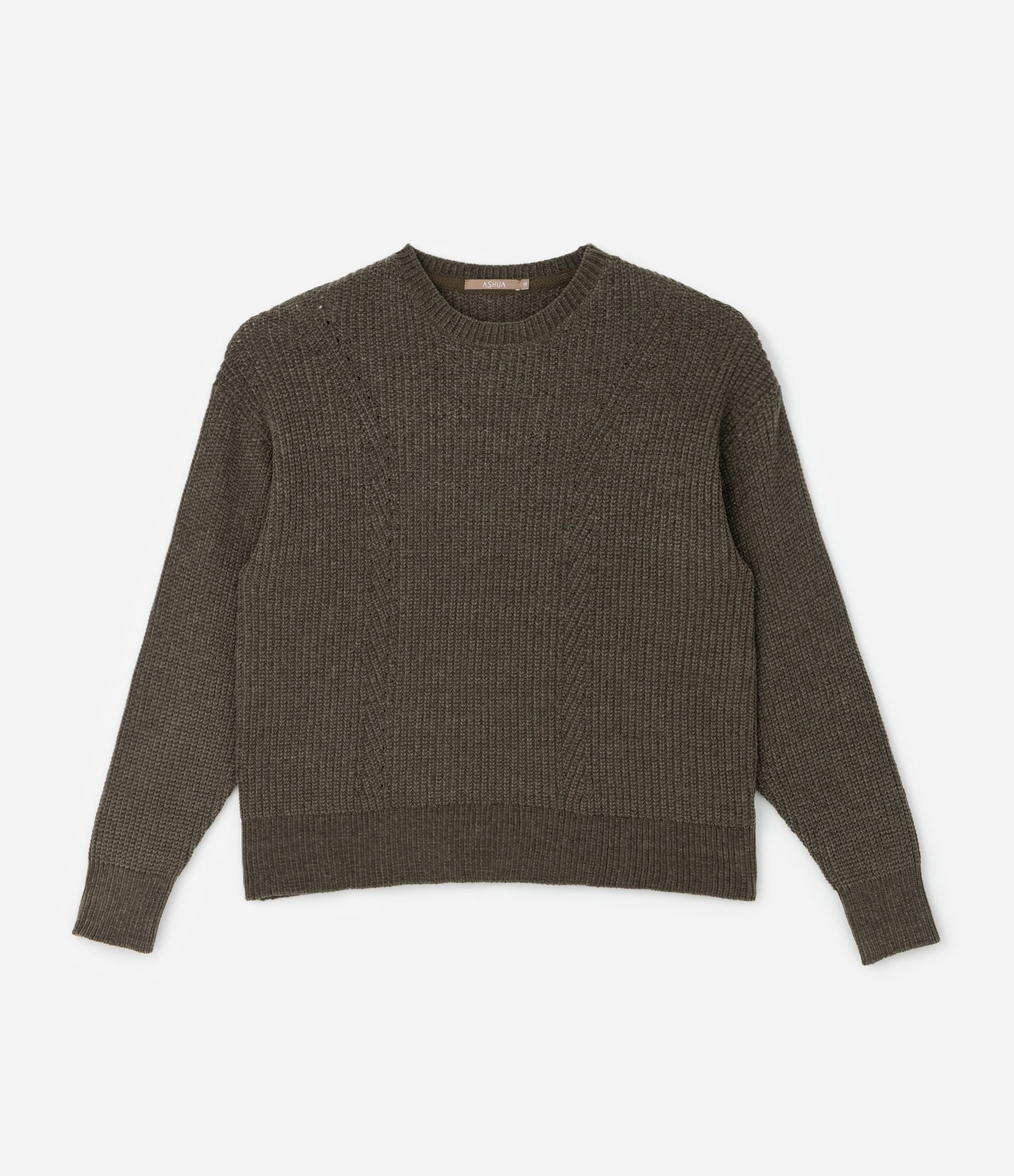 Suéter Amplo em Tricô Chenille Curve & Plus Size Verde 1