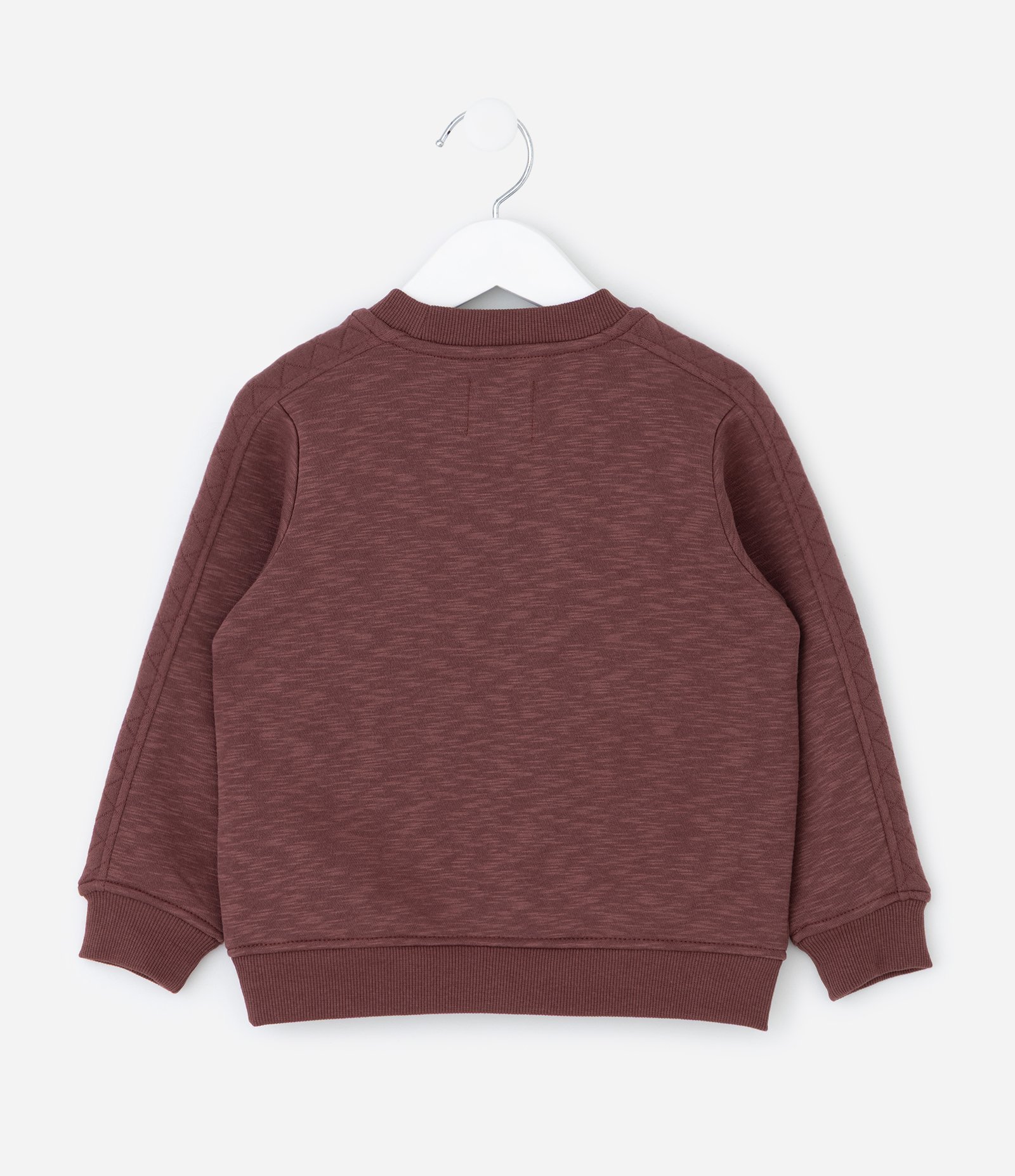 Conjunto Infantil com Recortes Matelassados – Tam 1 a 5/6 Anos Vinho 3