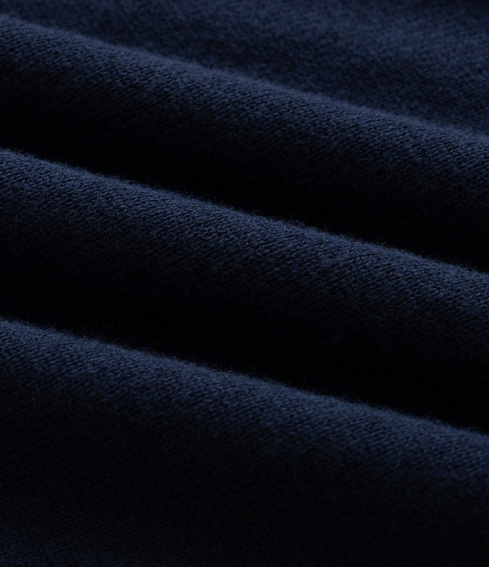 Suéter em Tricô com Zíper na Gola Azul 3