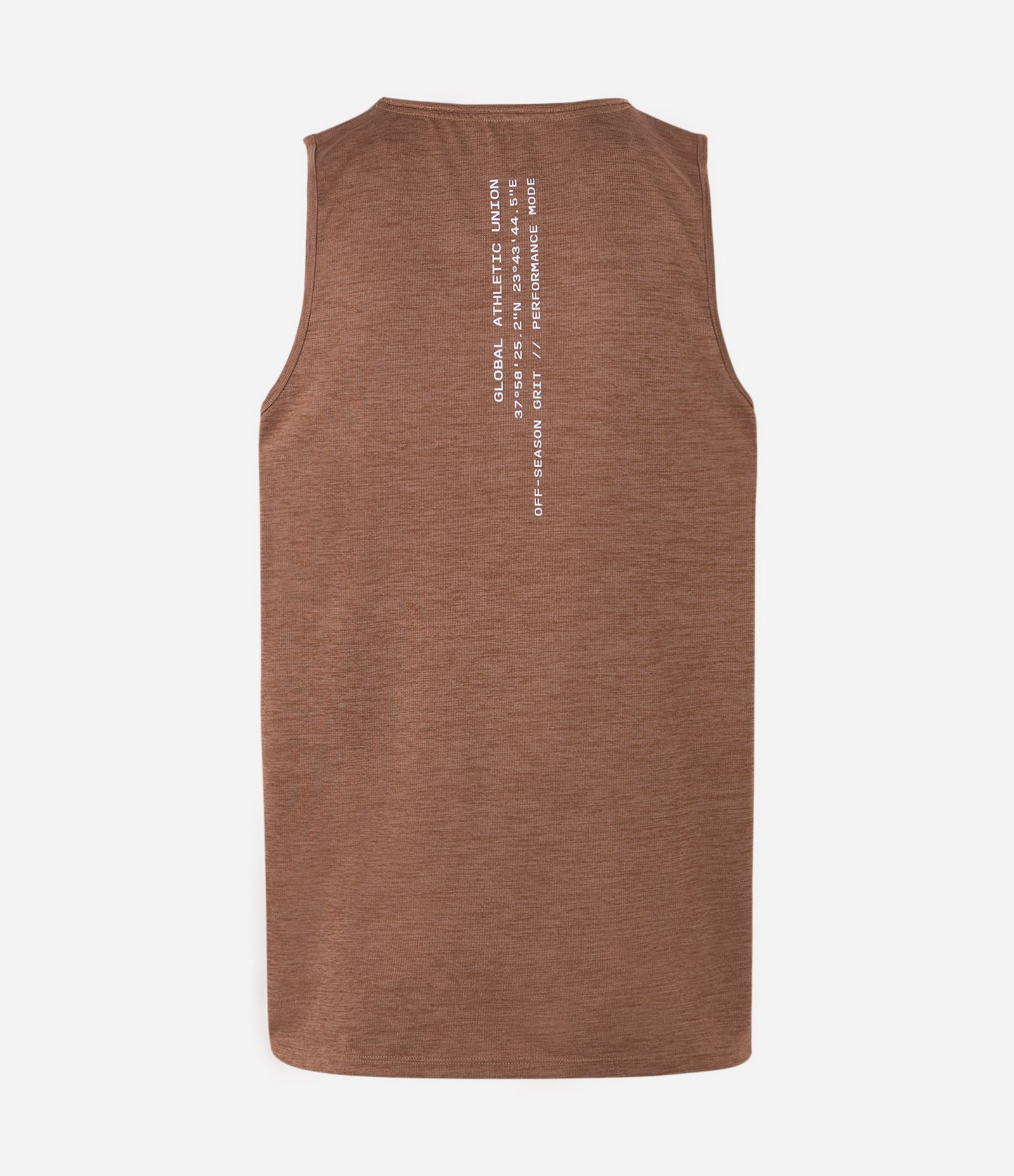 Regata Dry Esportiva com Lettering Marrom 2