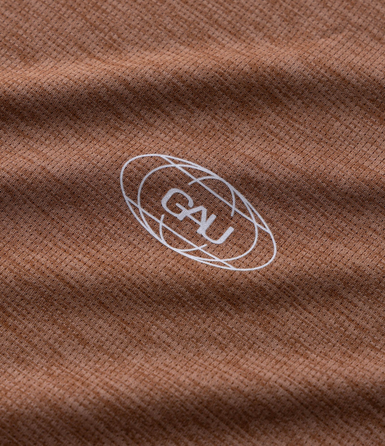 Regata Dry Esportiva com Lettering Marrom 6