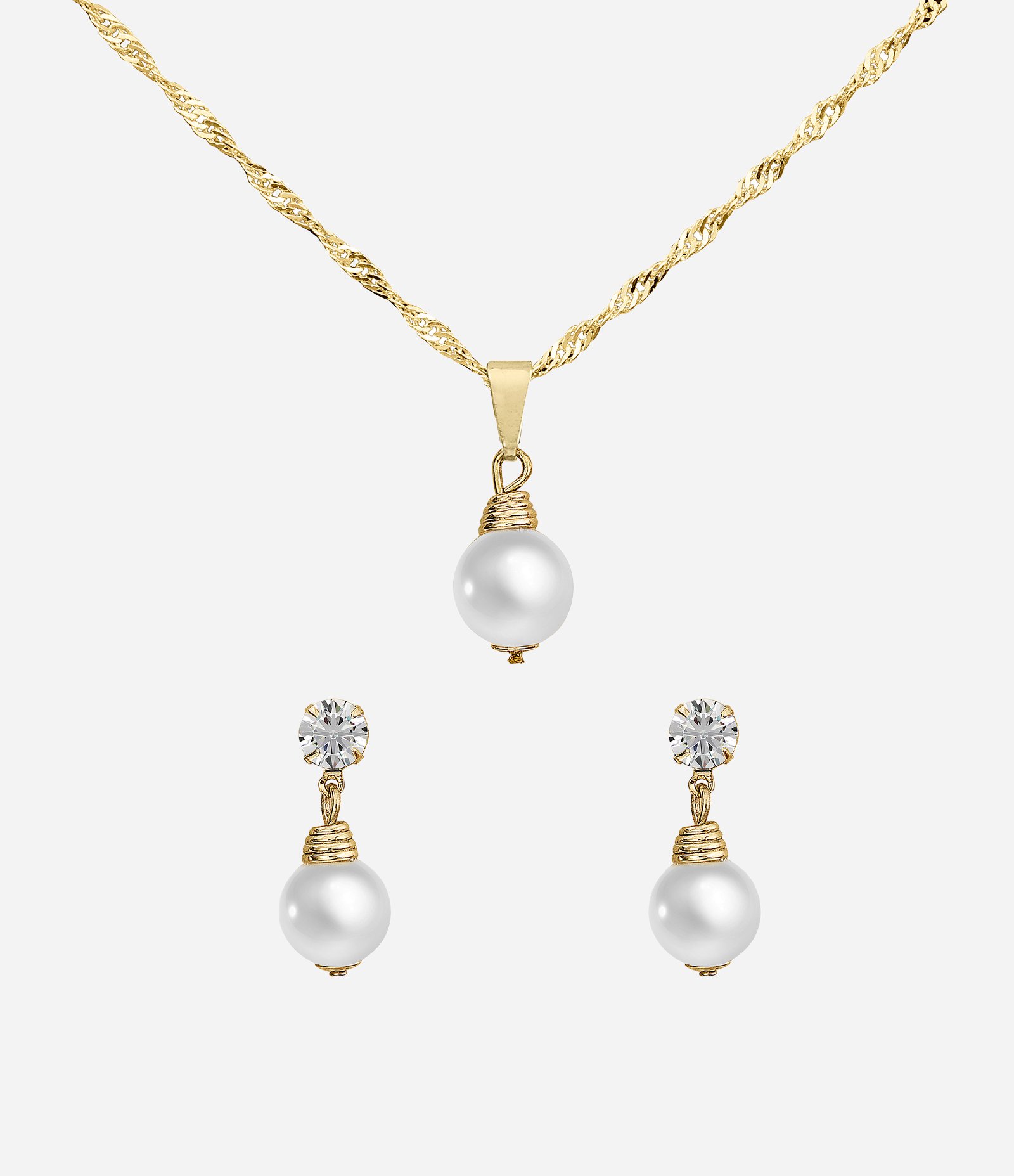 Kit Relógio Analógico Aço Champion Dourado 3