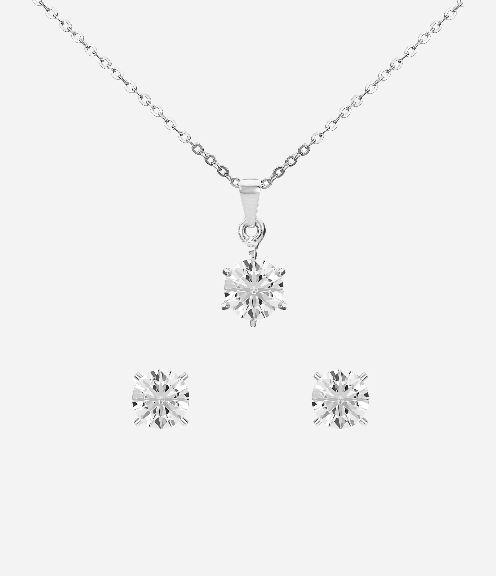 Kit Relógio Analógico Aço Feminino Champion Prata 3