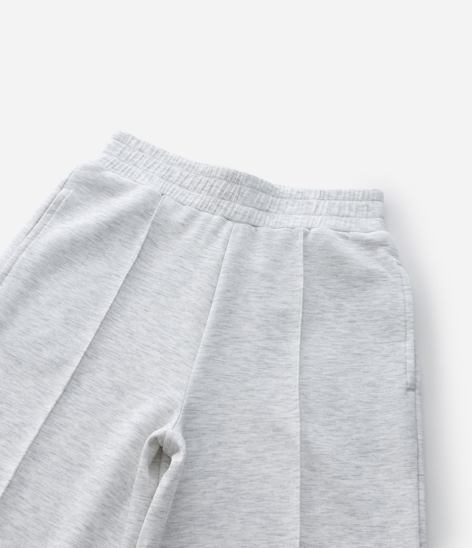 Calça Infantil Wide Leg Em Moletom Liso Sem Felpa - Tam 5 A 14 Anos Cinza Claro 5