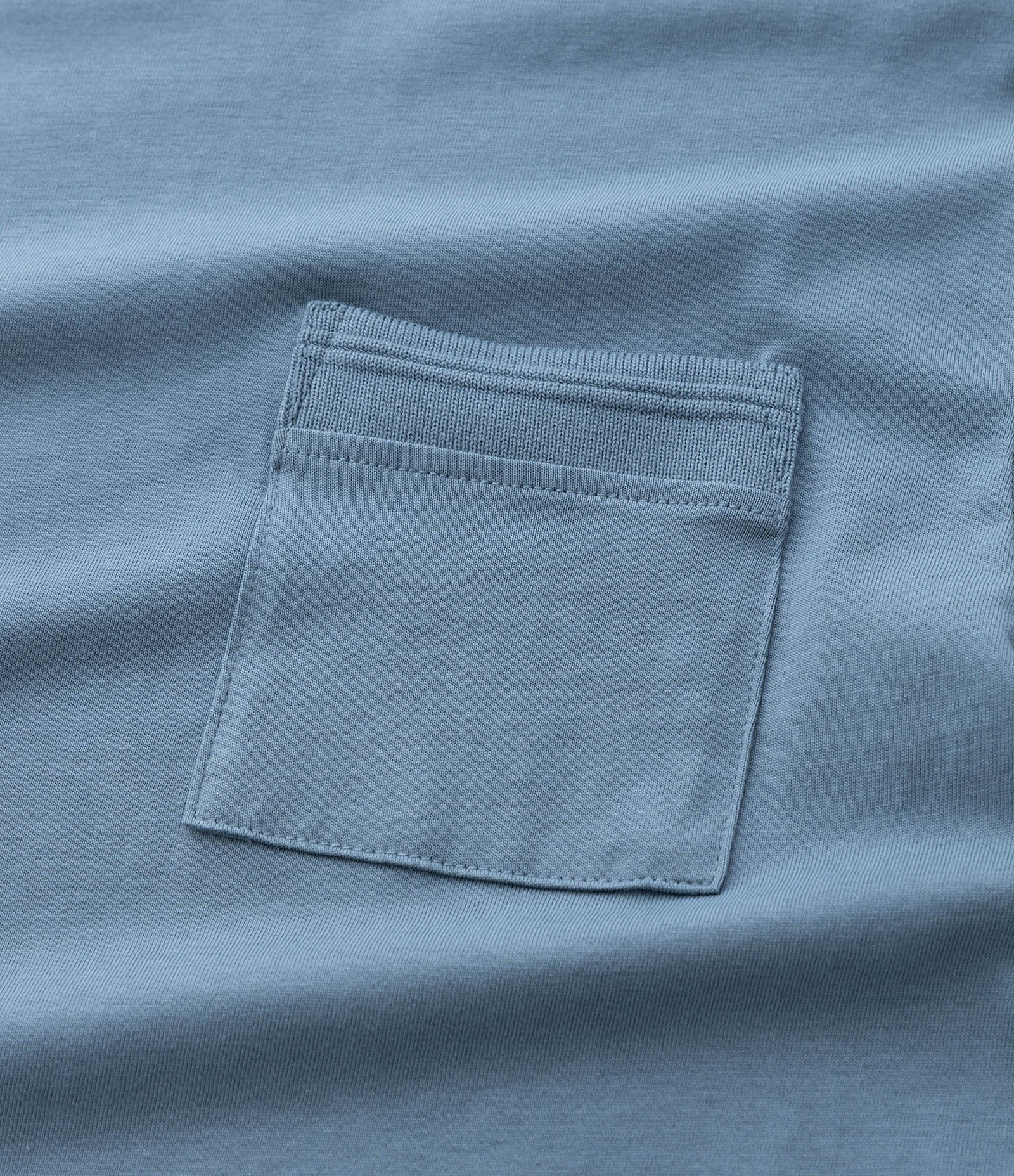 Camiseta Infantil Relaxed com Bolsinho – Tam 5 a 14 Anos Azul 7