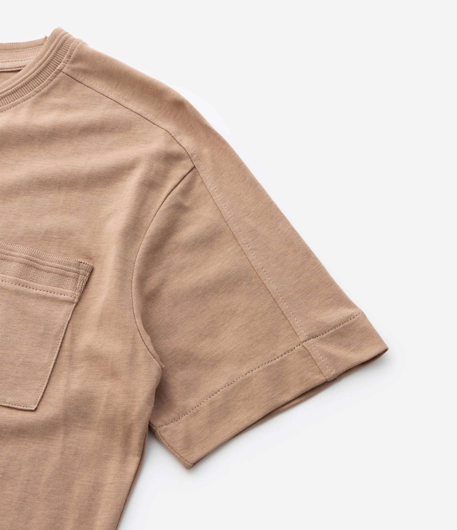 Camiseta Infantil Regula com Bolsinho – Tam 5 a 14 Anos Caramelo 7