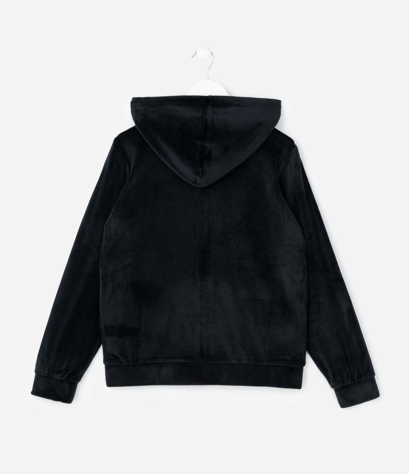 Jaqueta Infantil com Capuz e Bolsos – Tam 5 a 14 Anos Preto 2