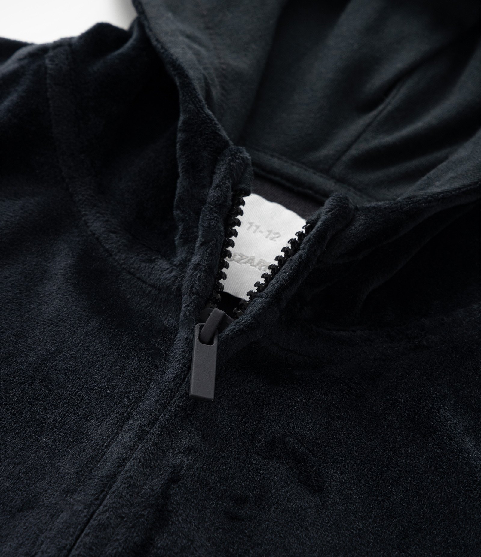 Jaqueta Infantil com Capuz e Bolsos – Tam 5 a 14 Anos Preto 6