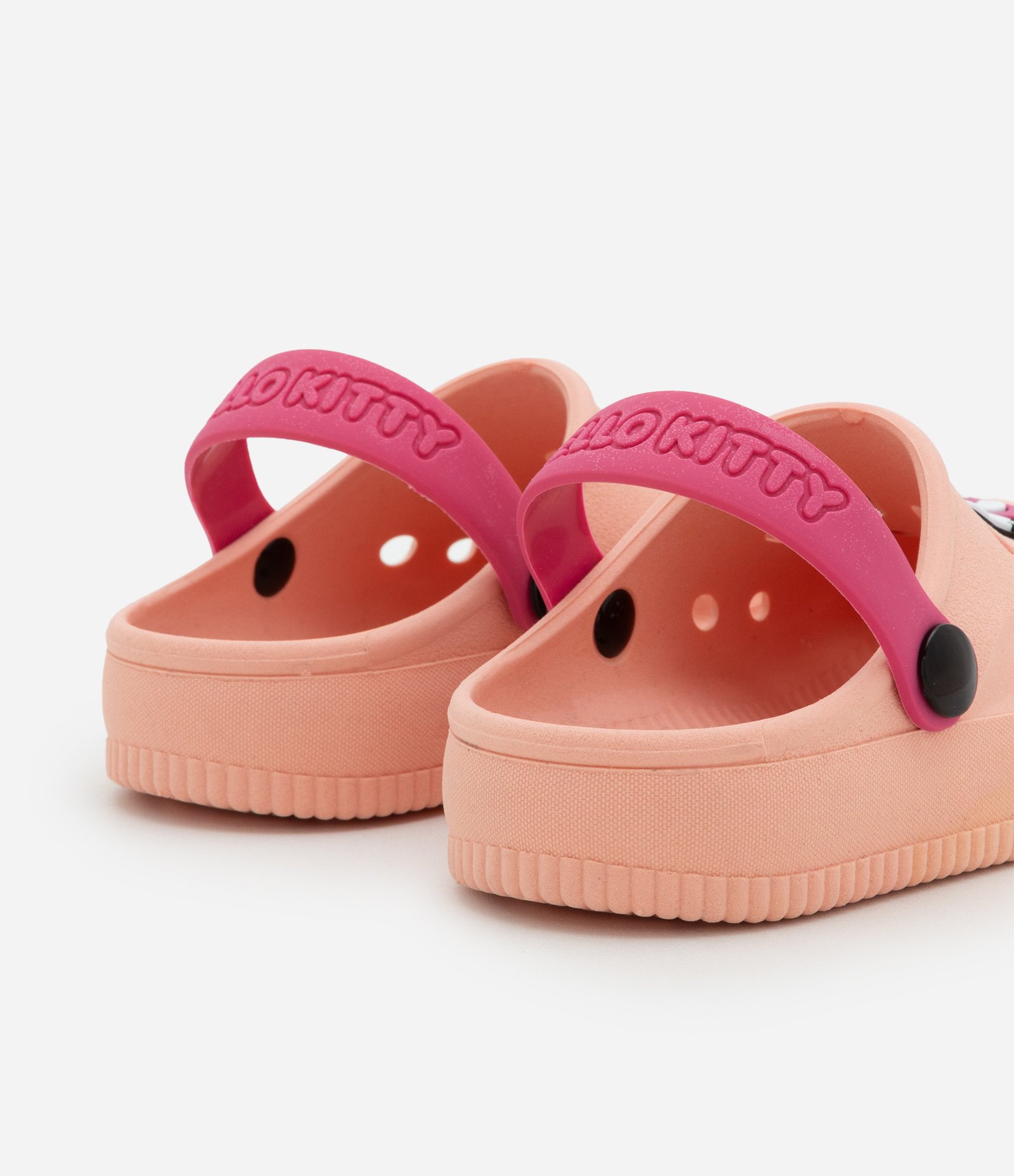 Sandália Babuche Infantil com Patch Hello Kitty - Tam 20 a 27 Laranja 2