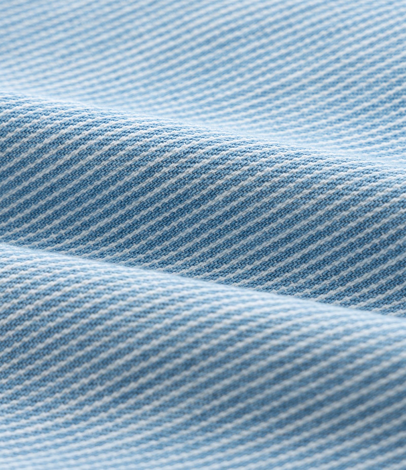 Calça Infantil Reta em Jeans com Estampa Listrada - Tam 5 a 14 Anos Azul 4