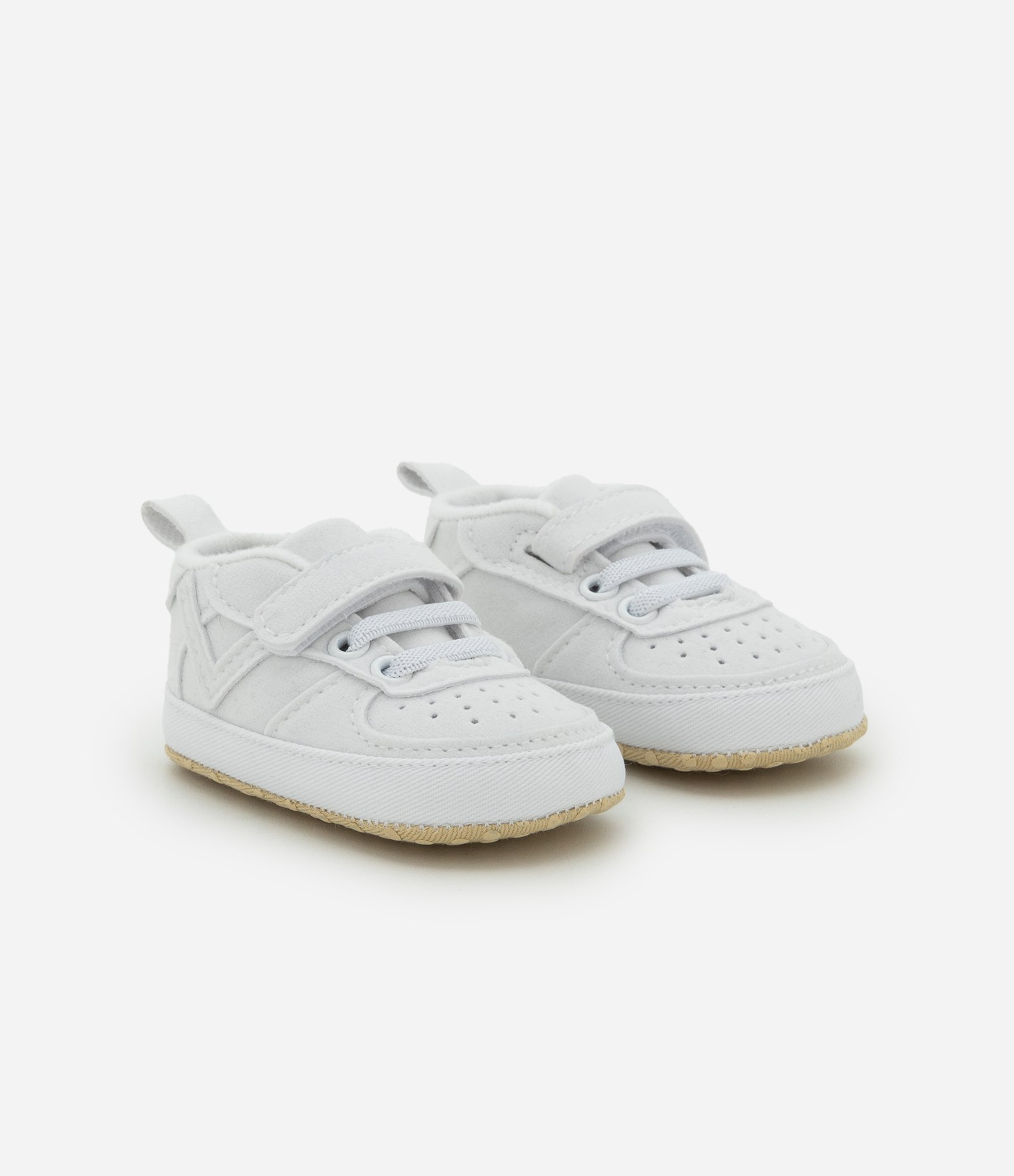 Tênis Infantil com Velcro – Tam 15 a 19 Branco 1