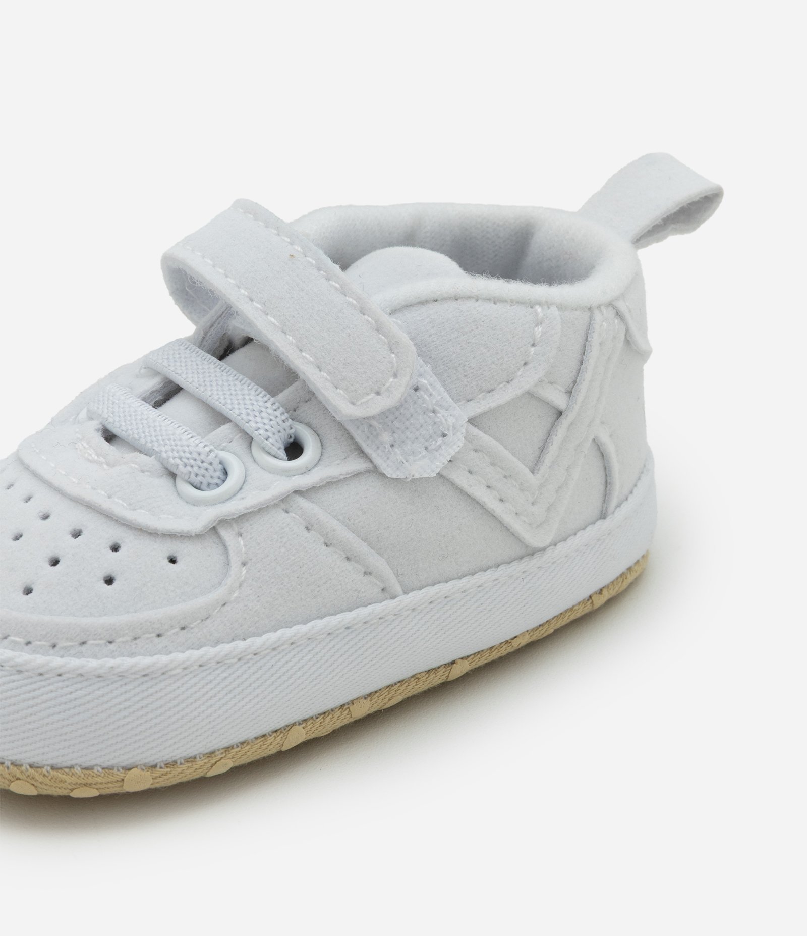 Tênis Infantil com Velcro – Tam 15 a 19 Branco 3