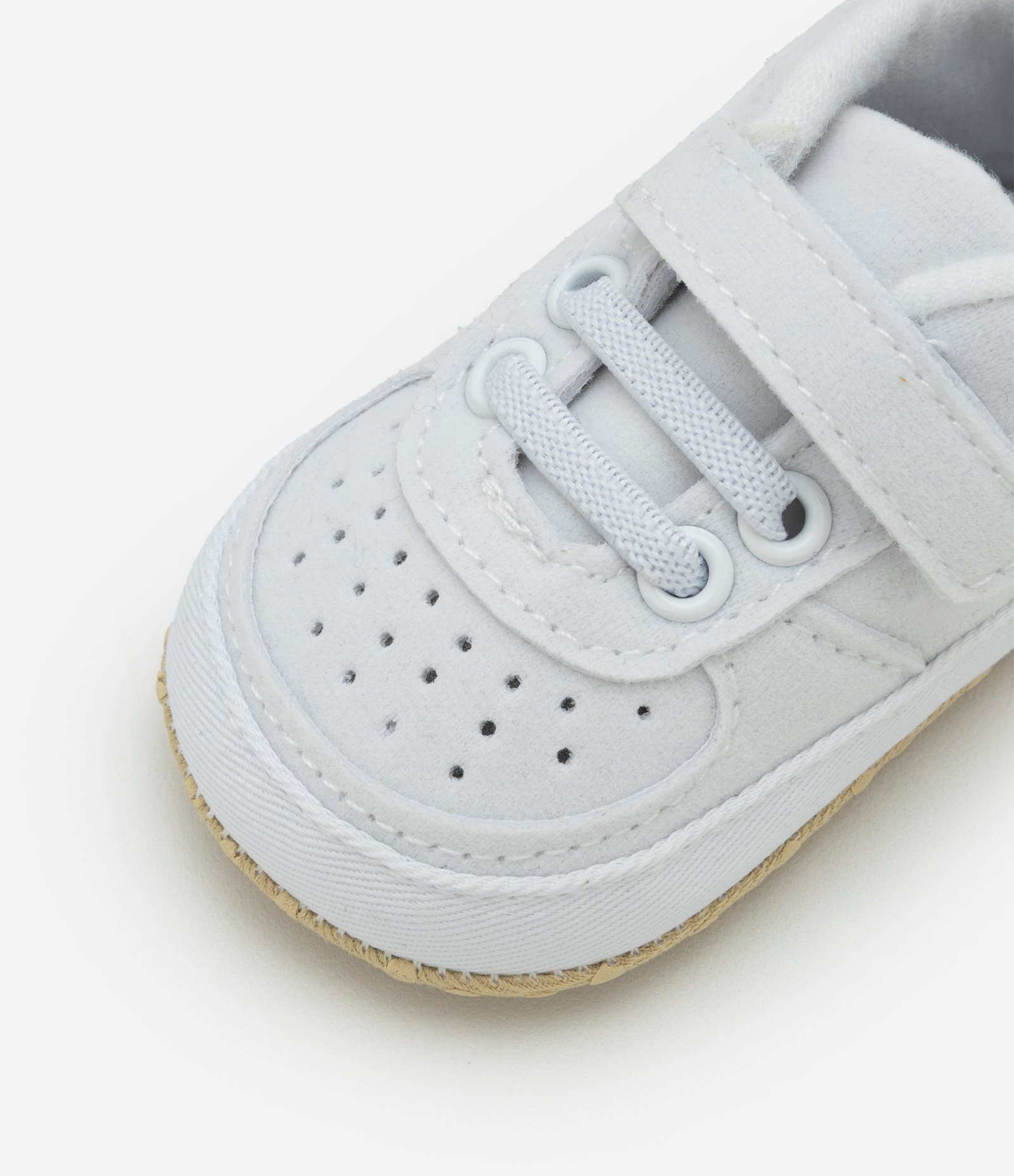Tênis Infantil com Velcro – Tam 15 a 19 Branco 4