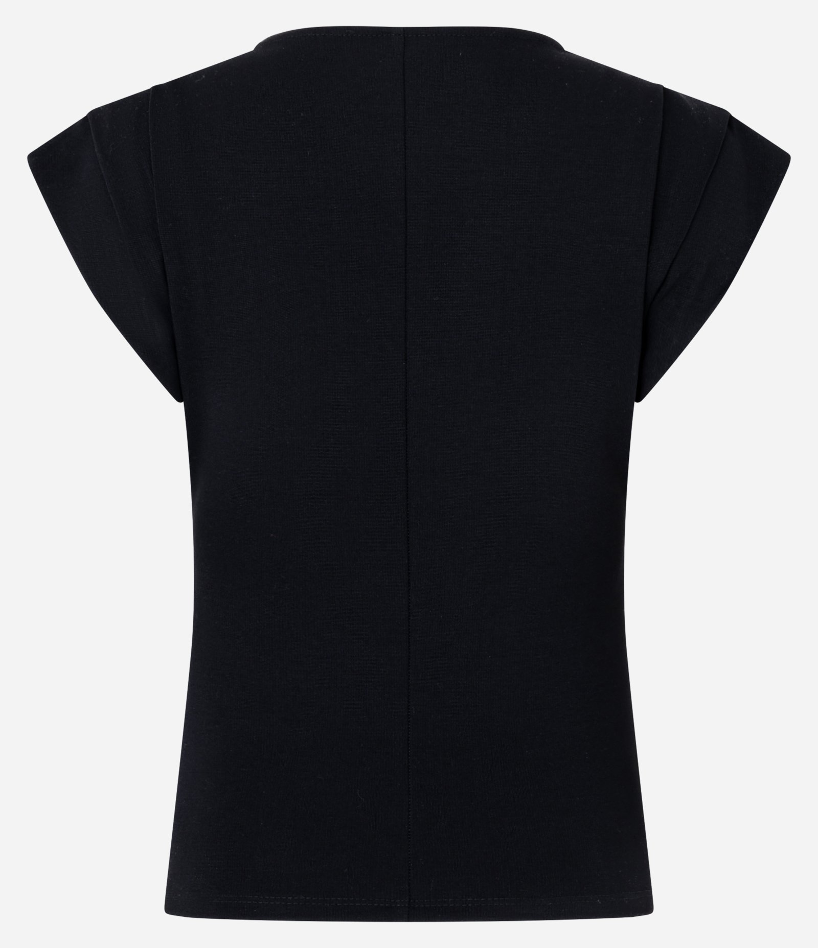 Blusa em Viscose com Pregas nos Ombros Preto 5