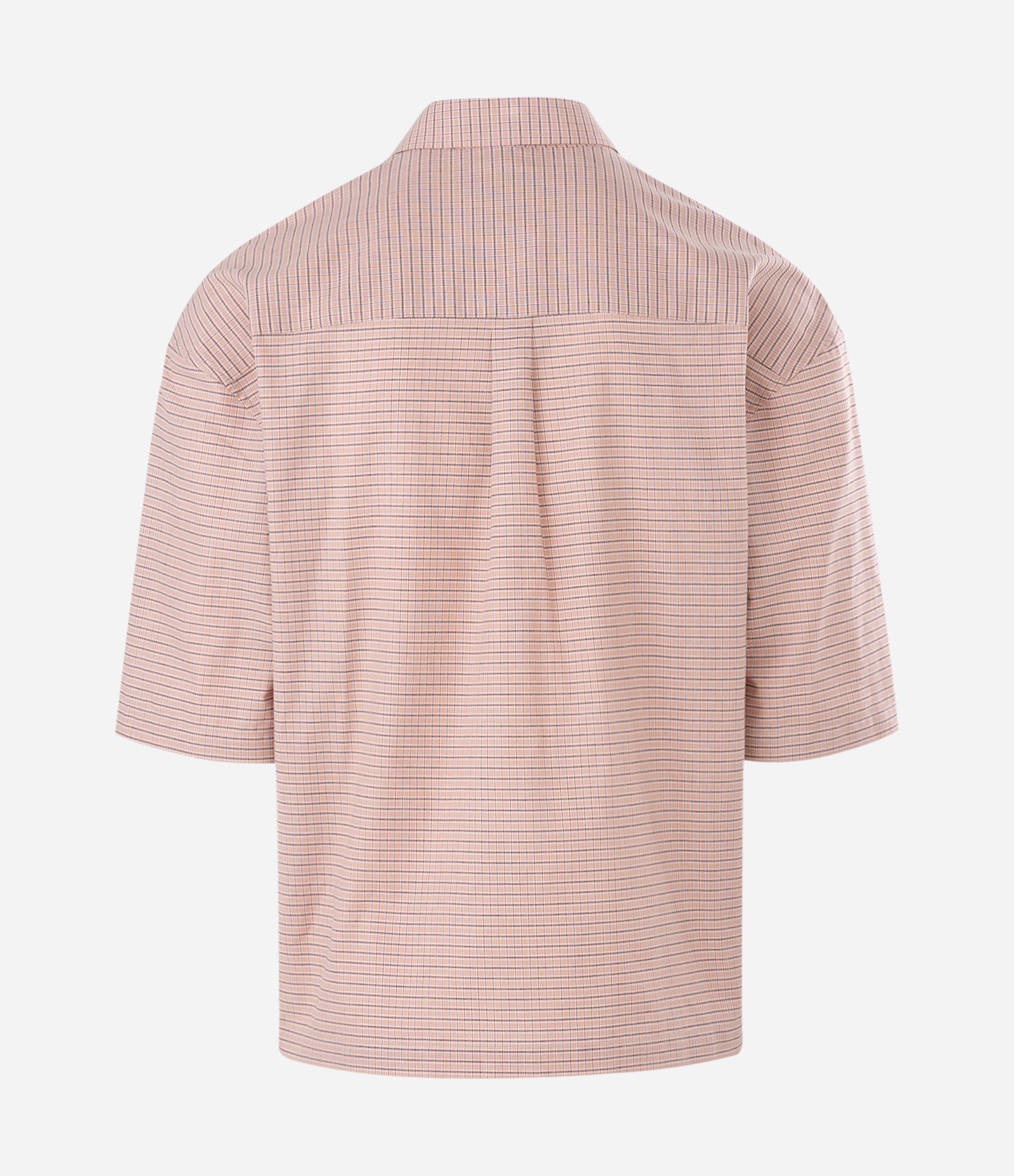 Camisa Masculina Manga Curta Xadrez Oversized Amarelo 2