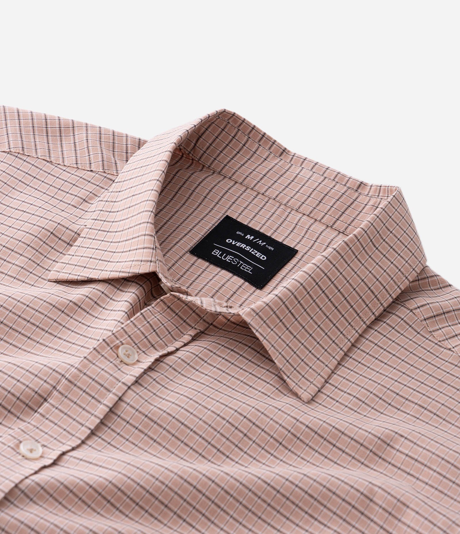 Camisa Masculina Manga Curta Xadrez Oversized Amarelo 4
