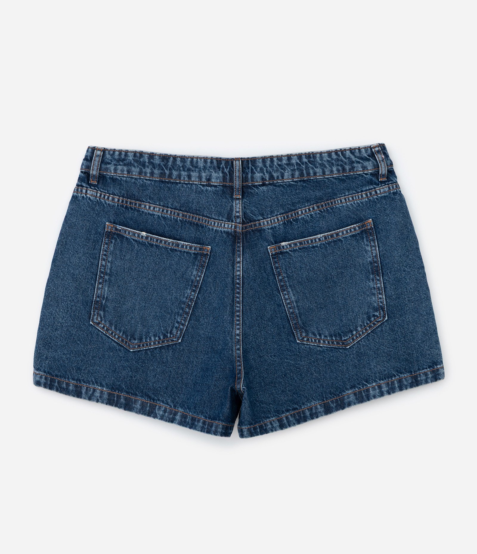 Short Mom em Jeans com Estrelinhas Curve & Plus Size Azul 2