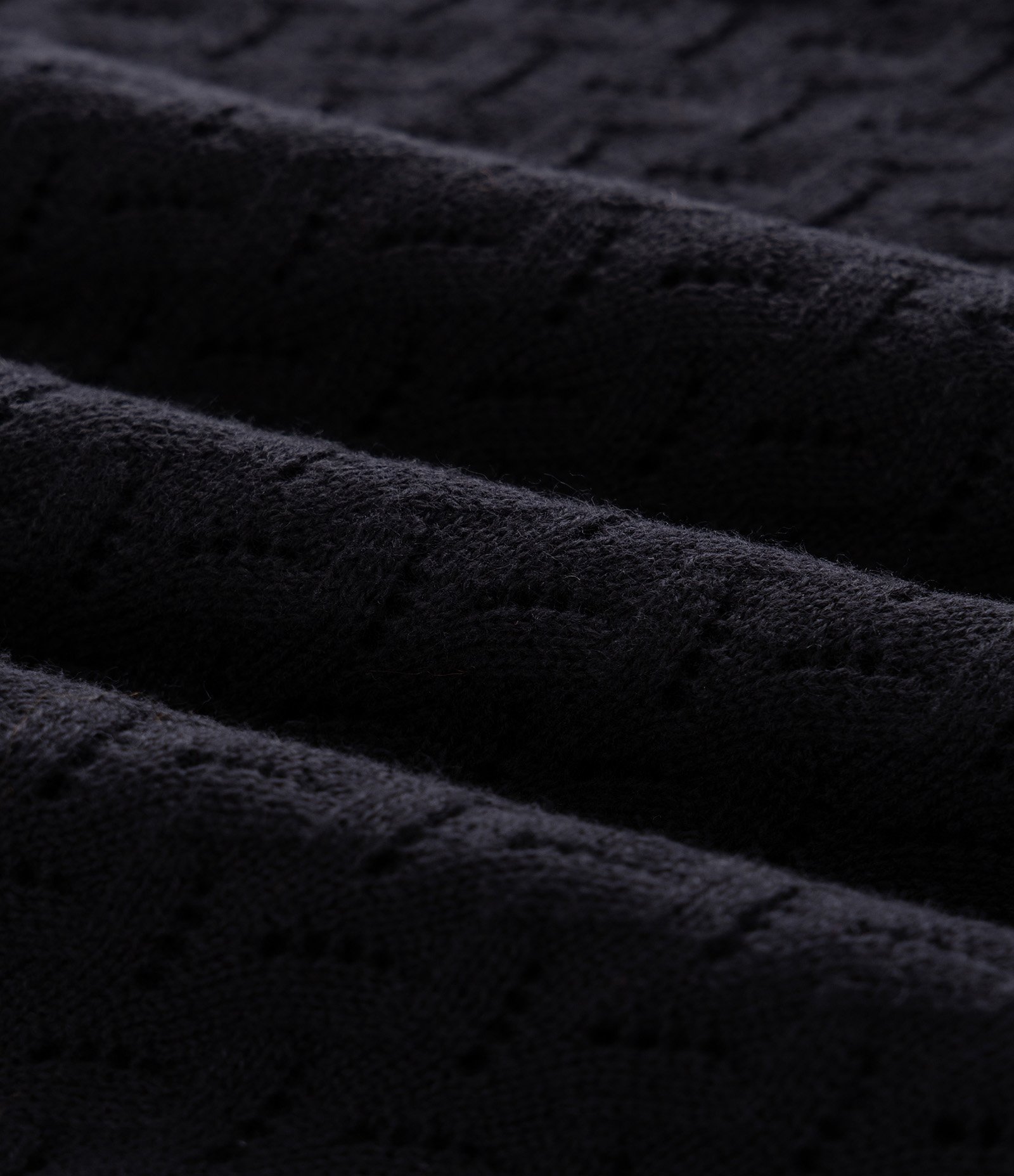 Polo Manga Curta com Texturizado Zig Zag Preto 3