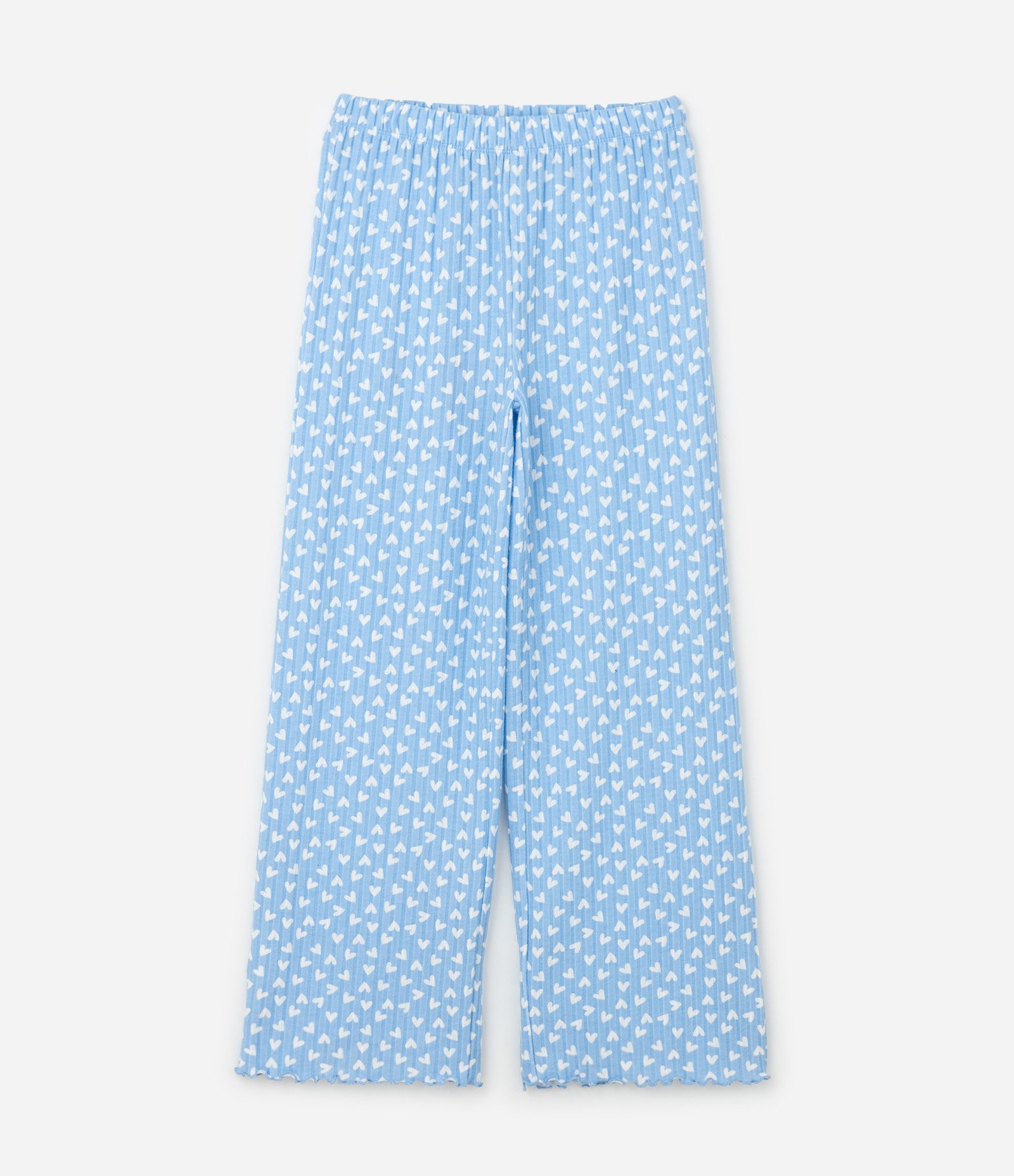 Pijama Infantil com Estampa de Corações – Tam 5 a 16 Anos Azul 2