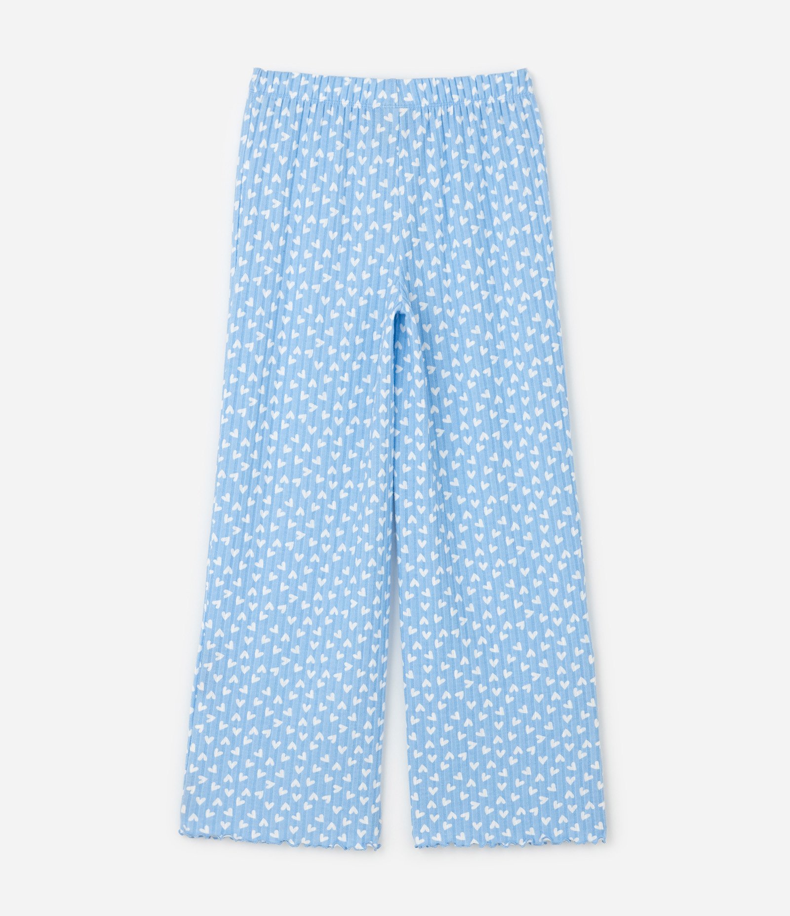 Pijama Infantil com Estampa de Corações – Tam 5 a 16 Anos Azul 3