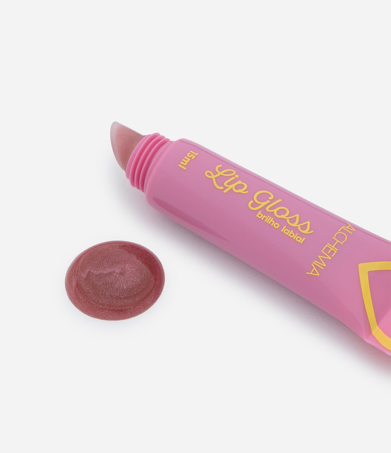 Gloss Labial Love com Chaveiro Mosquetao Alchemia Morango 3