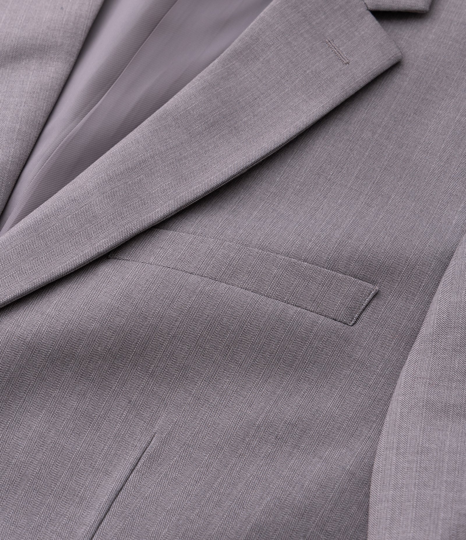 Paletó Slim Alfaiatado com Padronagem Espinha de Peixe Cinza 11