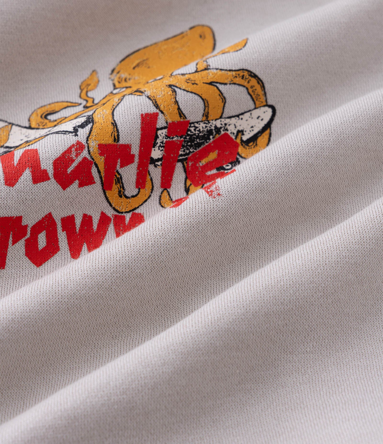 Blusão em Moletom com Capuz e Estampa Charlie Brown Jr. Off White 8