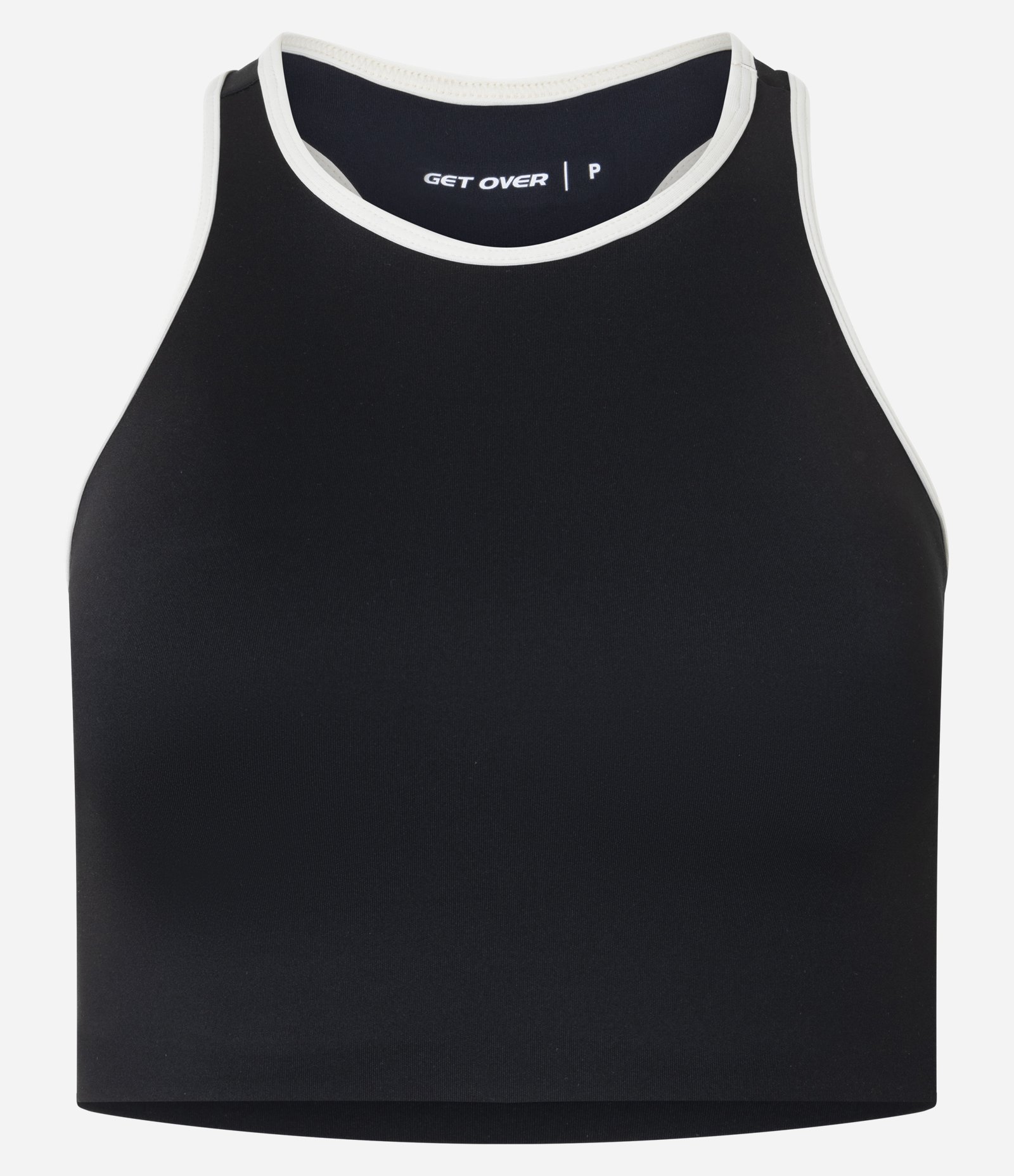 Top Esportivo Nadador sem Estampa Preto 5