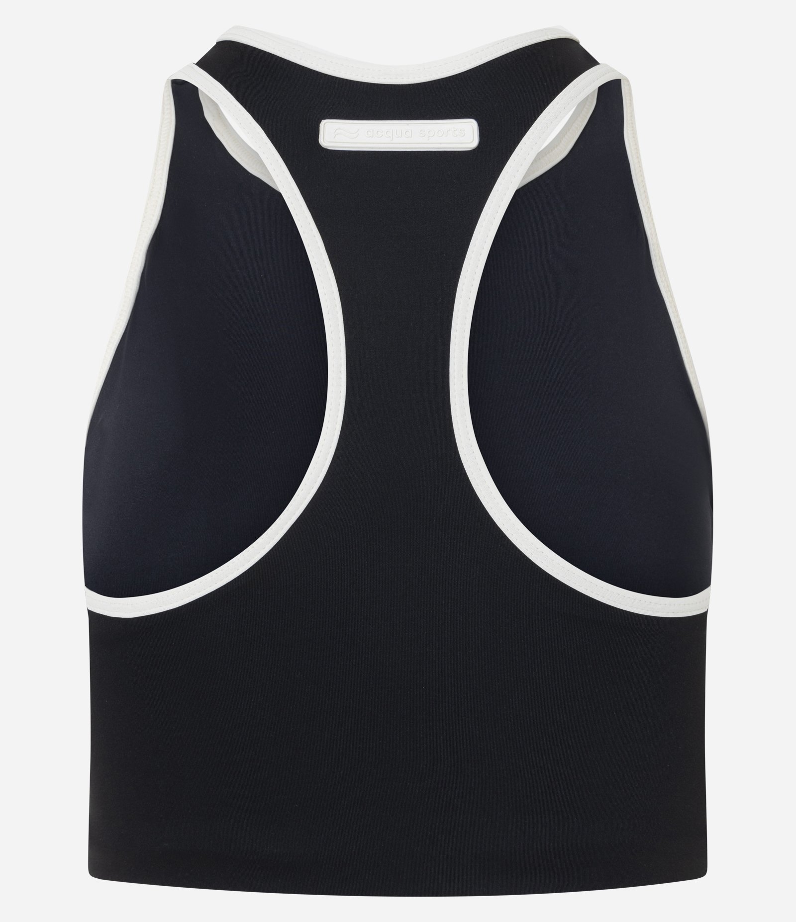 Top Esportivo Nadador sem Estampa Preto 6