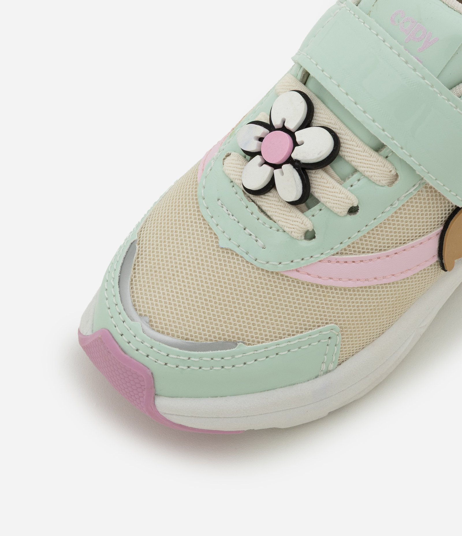 Tênis Infantil Esportivo em PU Capivara - Tam 20 ao 28 Off White 3