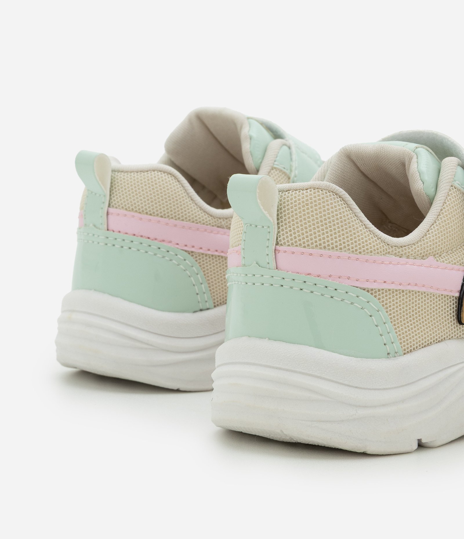 Tênis Infantil Esportivo em PU Capivara - Tam 20 ao 28 Off White 4