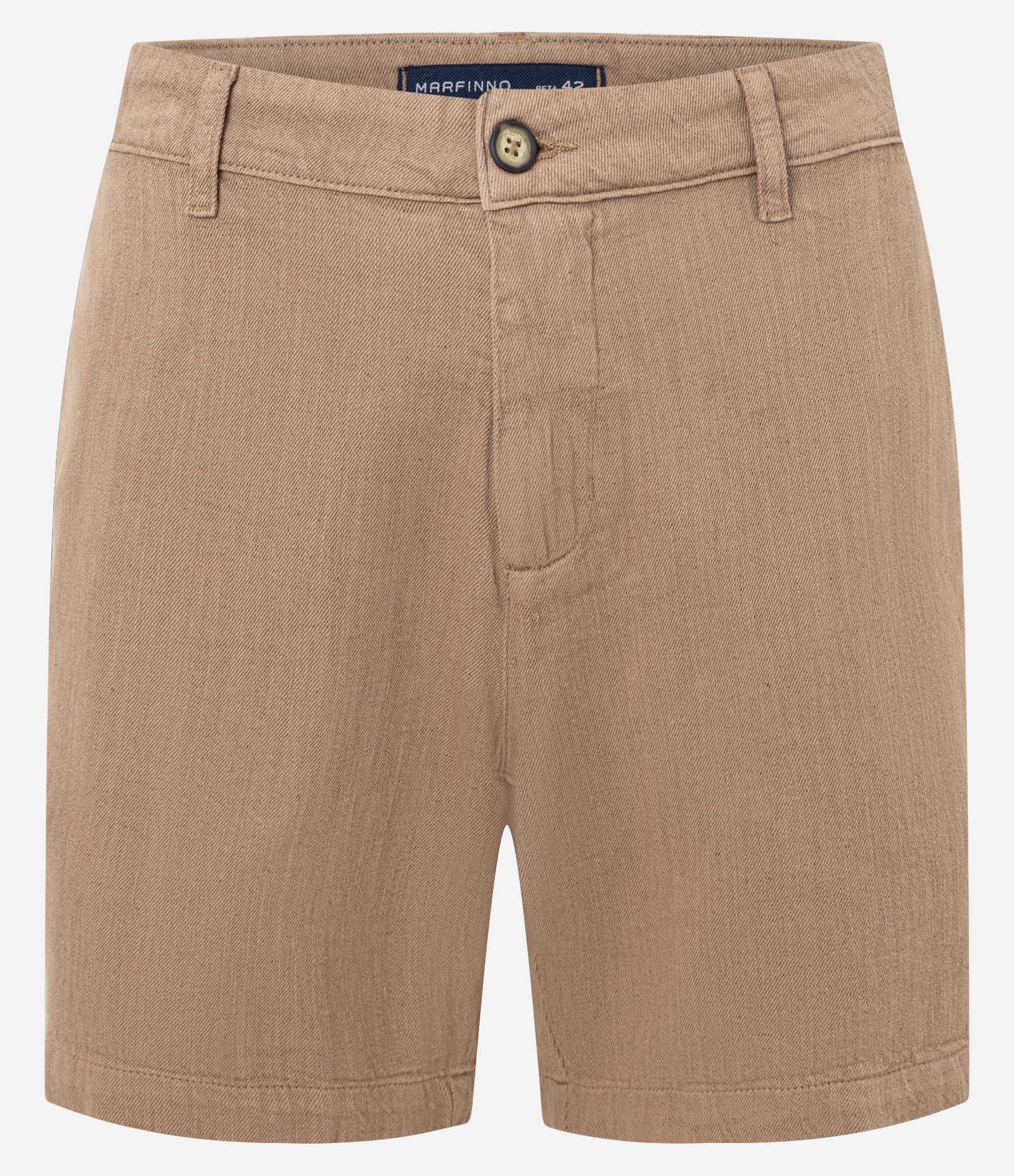 Bermuda de Alfaiataria em Viscolinho com Bolsos Cinza 5