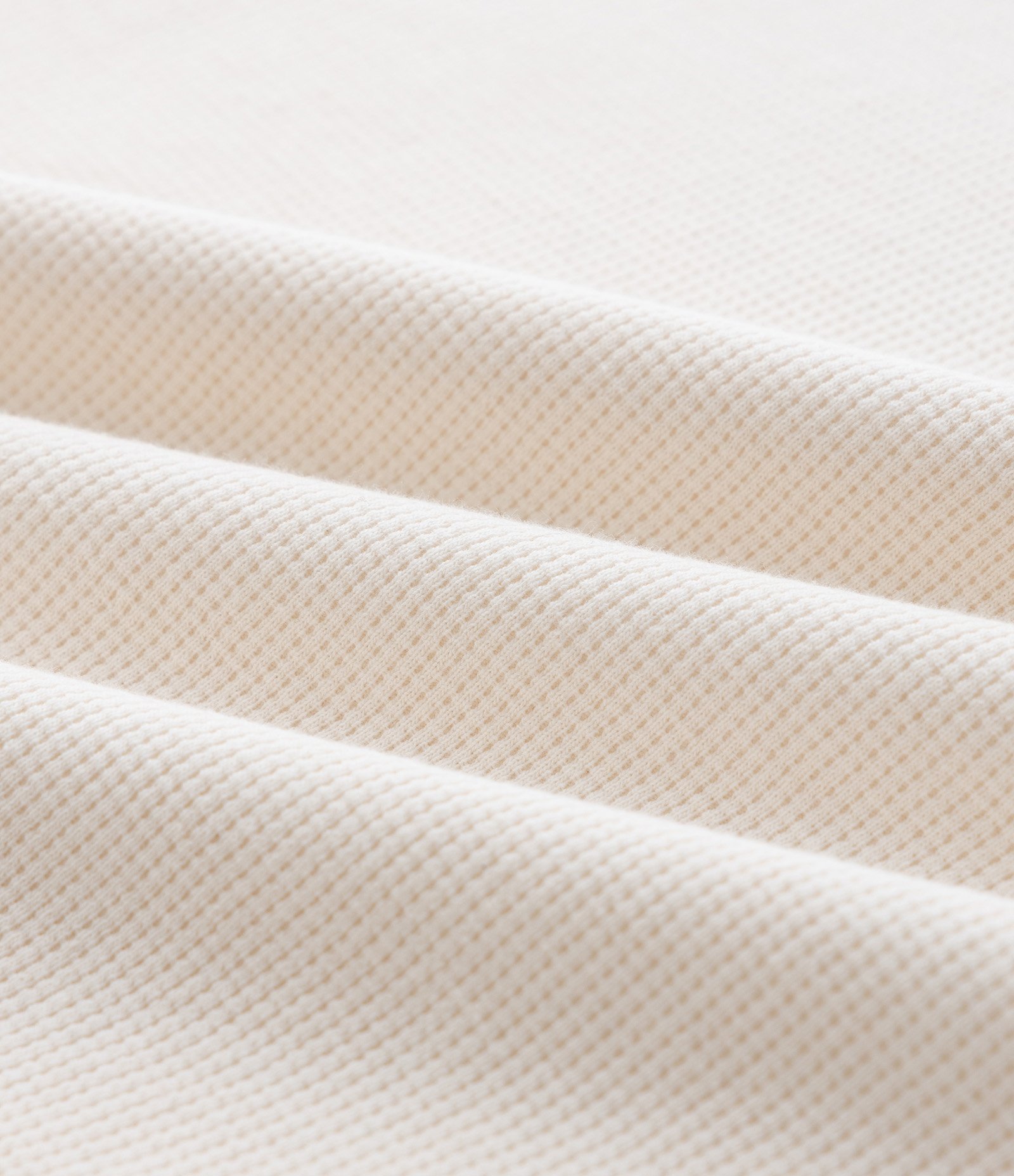 Camiseta Regular em Algodão com Textura Branco 5