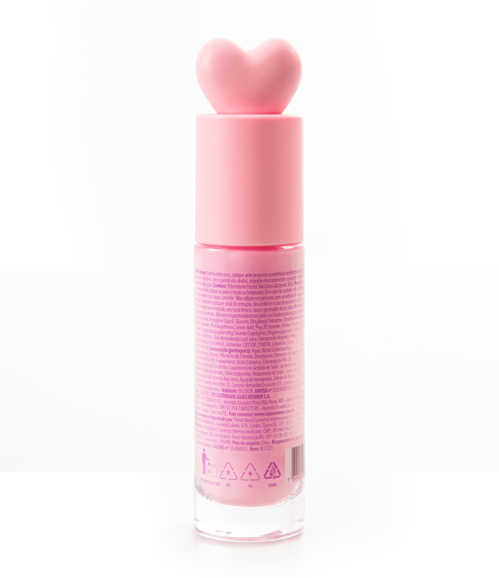 Hidratante Facial Skin Glow Rosa com Vitamina E Alchemia 30ml 3