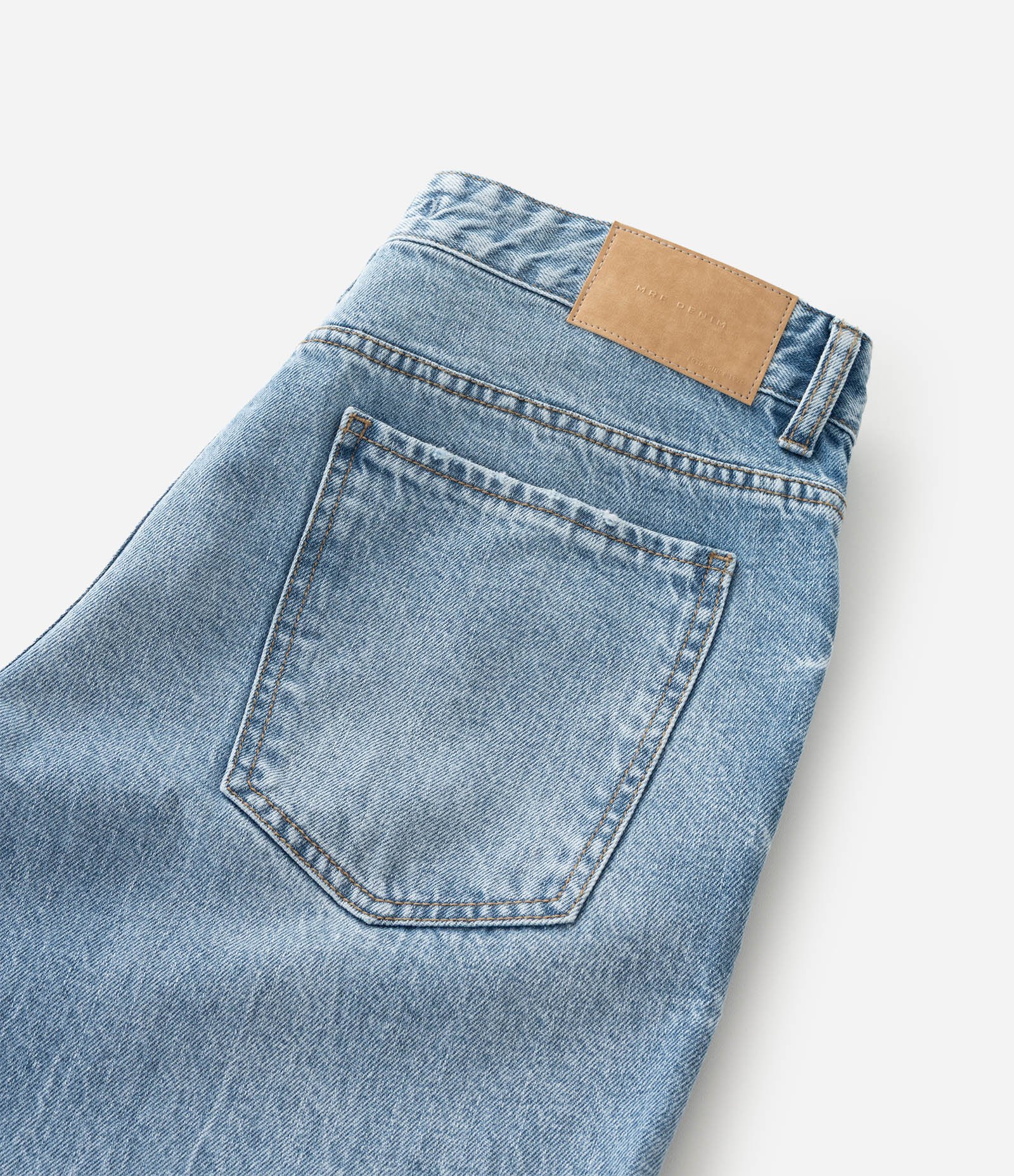 Calça Reta Básica Jeans Azul 7