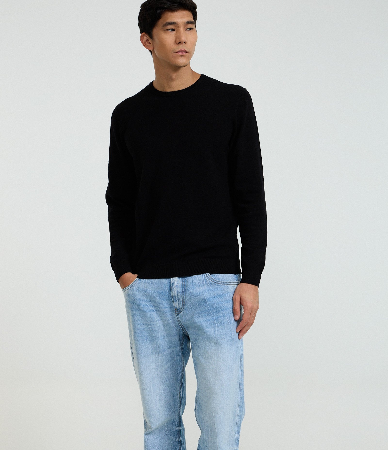 Calça Reta Básica Jeans Azul 3