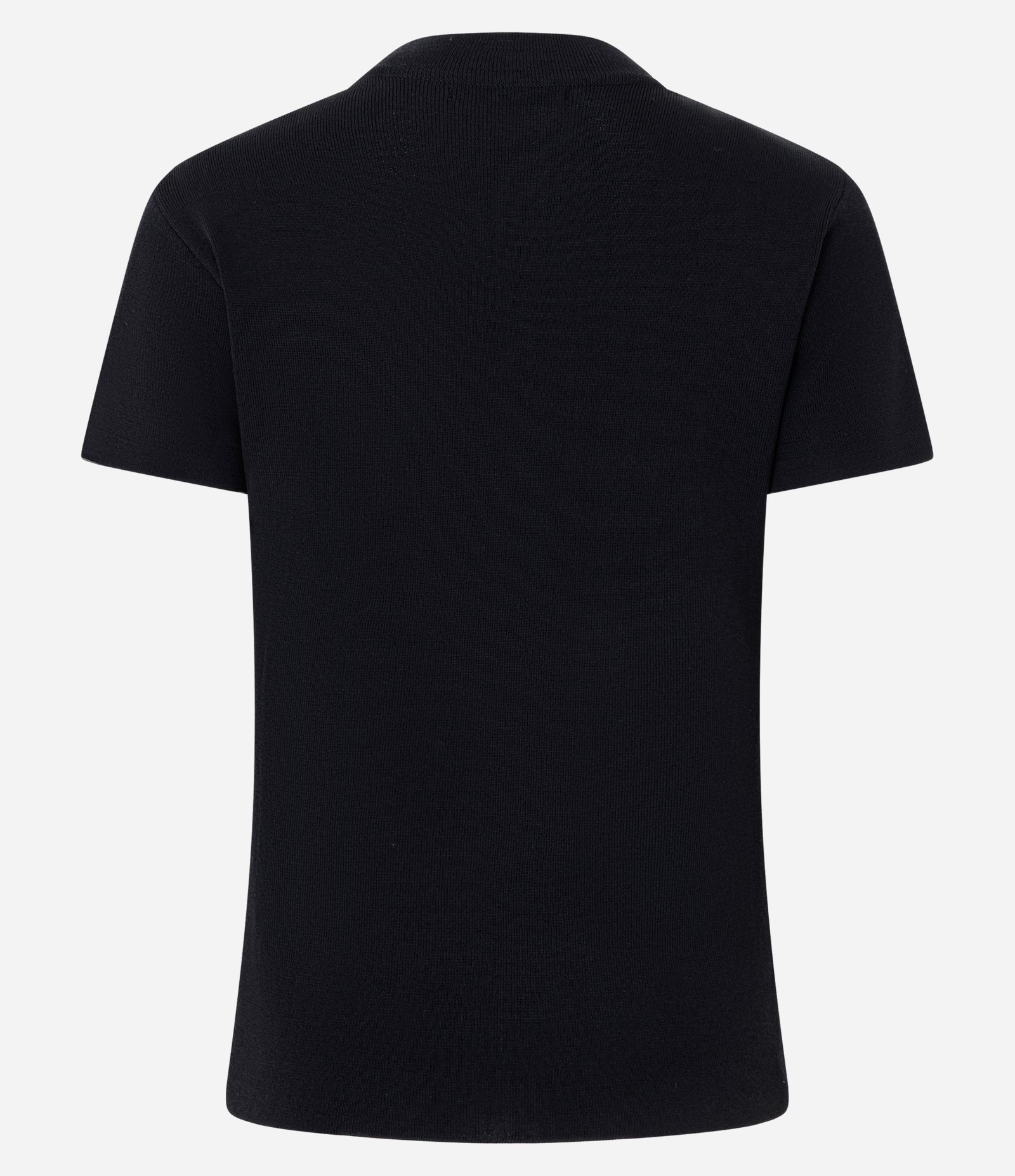 Blusa Básica em Tricô com Golinha Preto 3