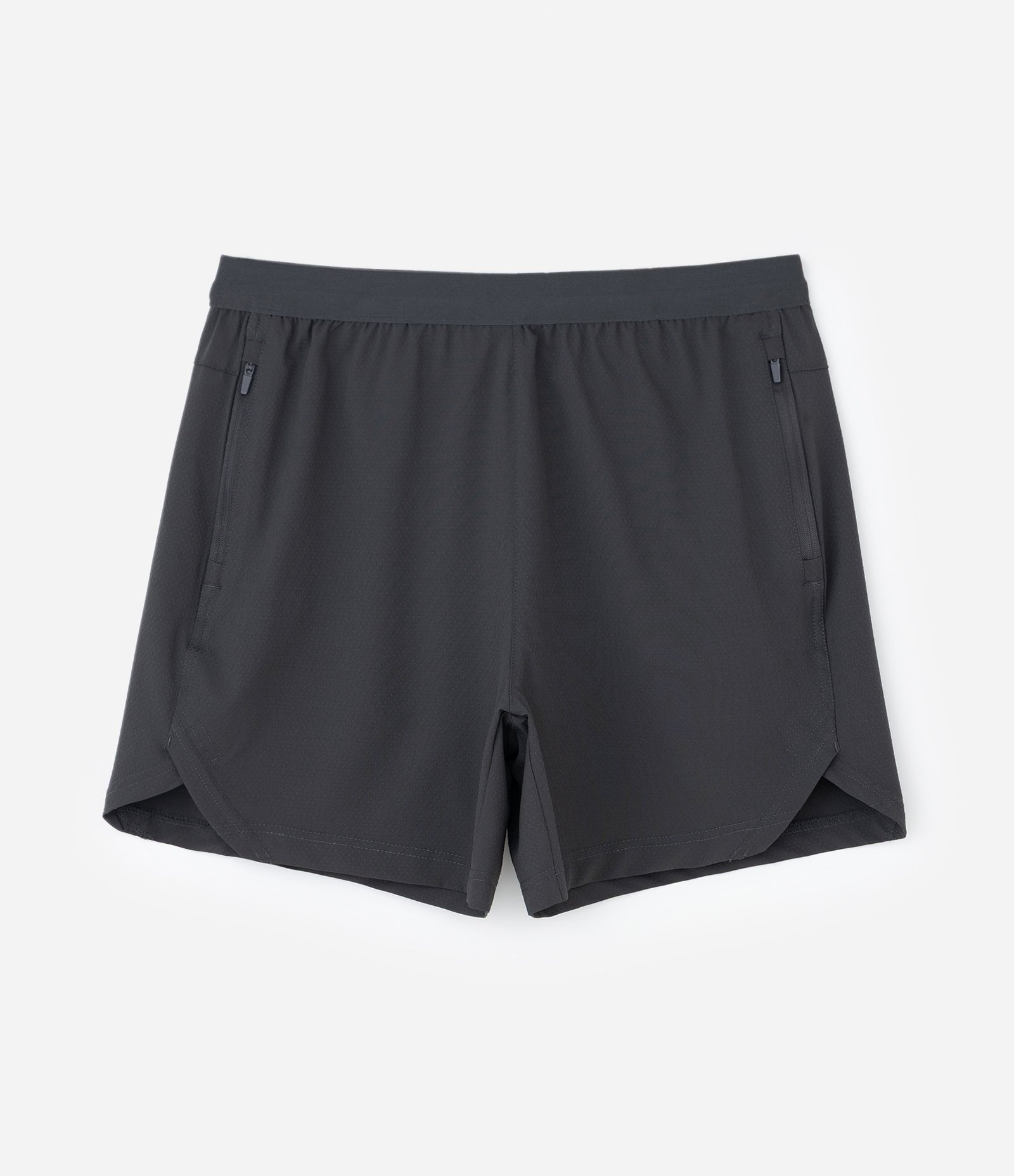 Bermuda Tecnológica Lisa com Textura Cinza 1