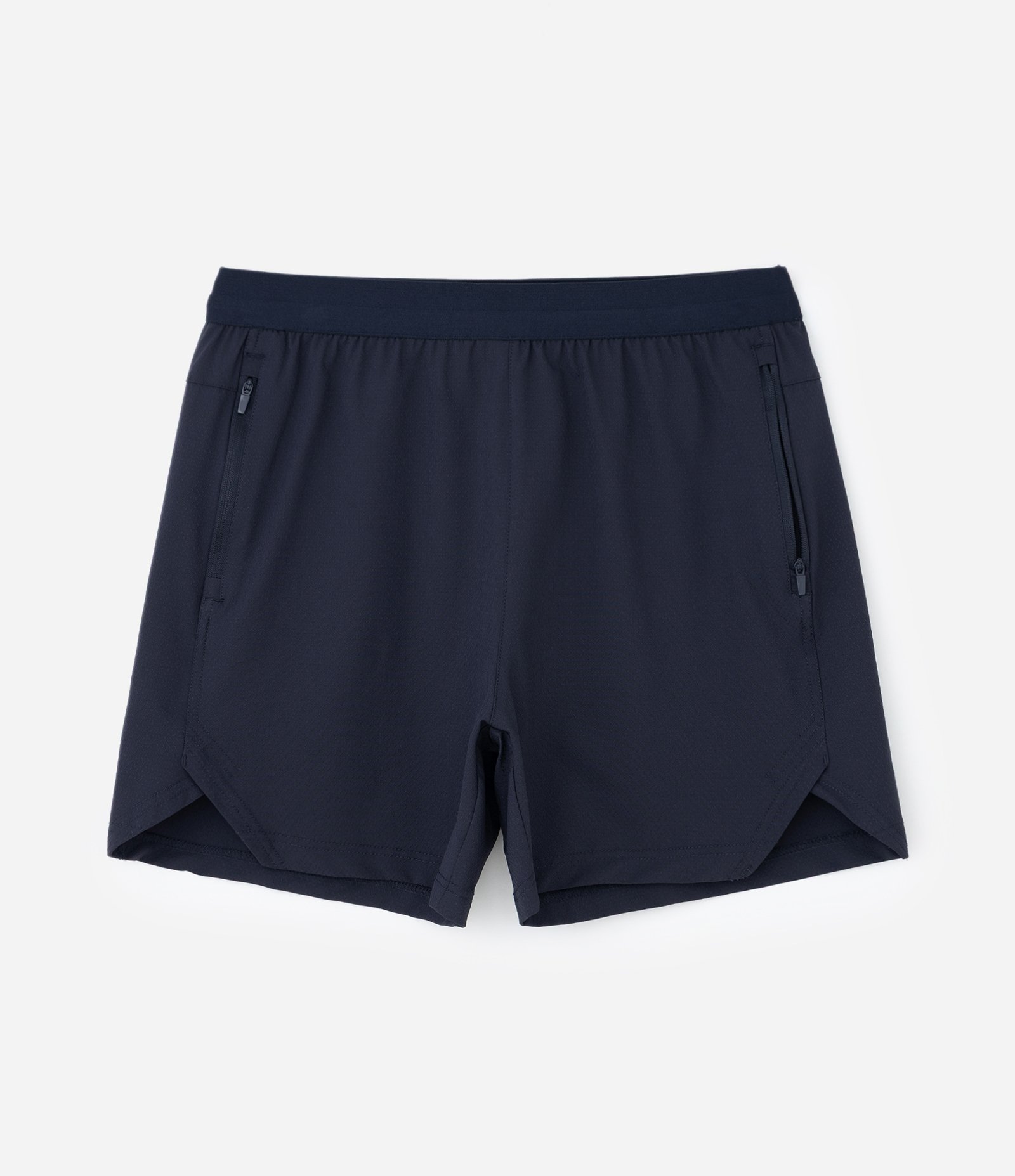 Bermuda Tecnológica Lisa com Textura Azul 1