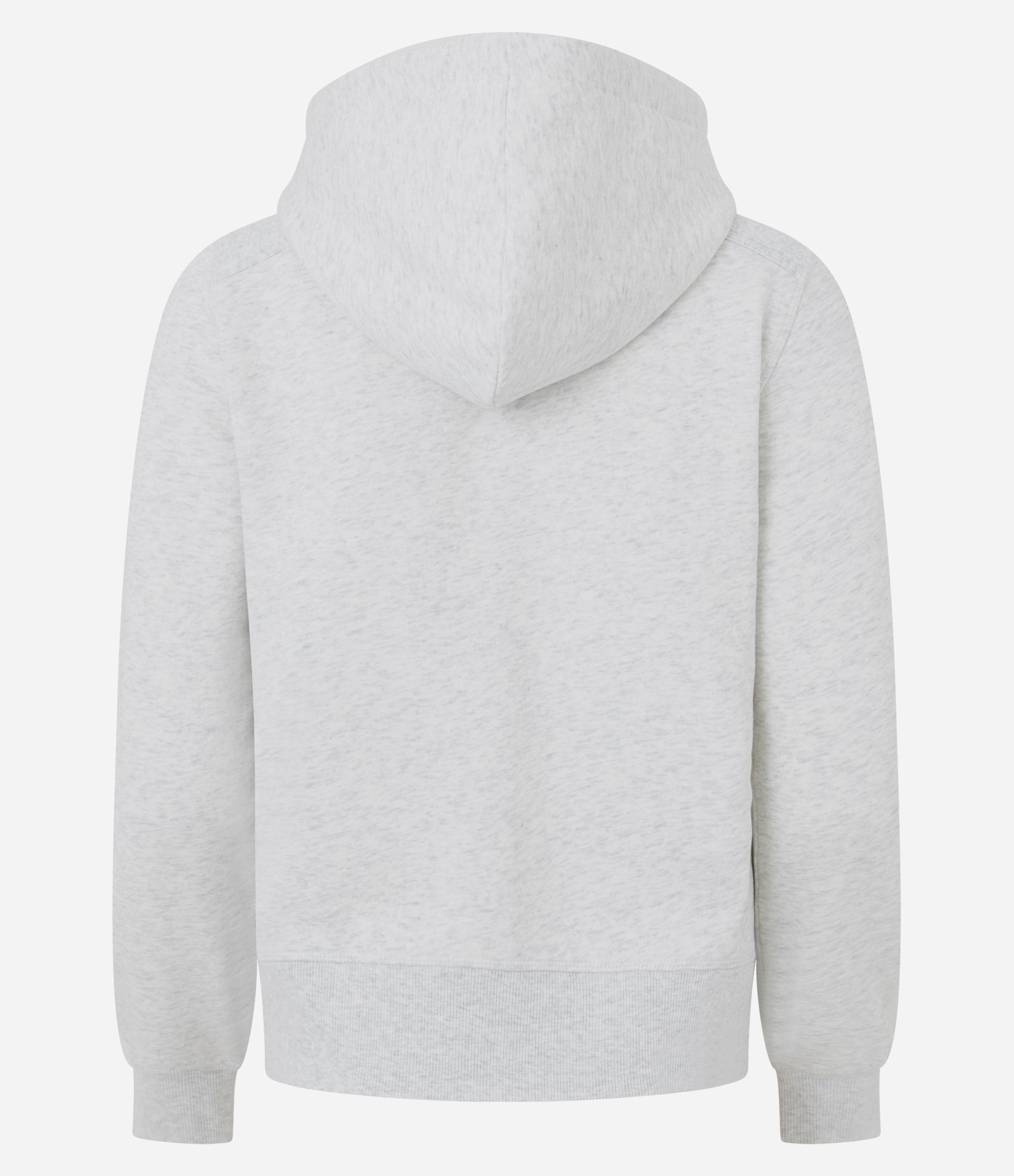 Jaqueta Regular Esportiva em Moletom com Capuz Cinza Claro 8